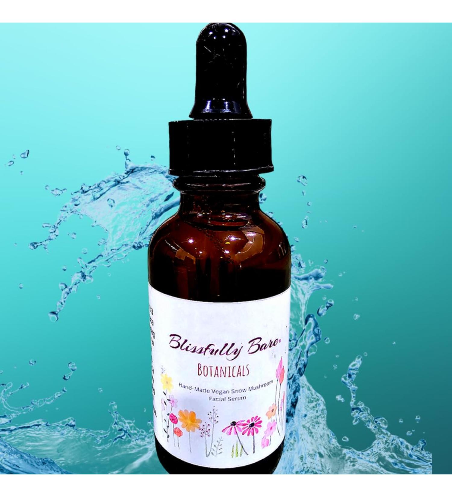Snow Mushroom Facial Serum - Vegan Anti-Aging & Skin Smoothing - Cruelty-Free Made in the USA - Buy Online on GoSupps.com