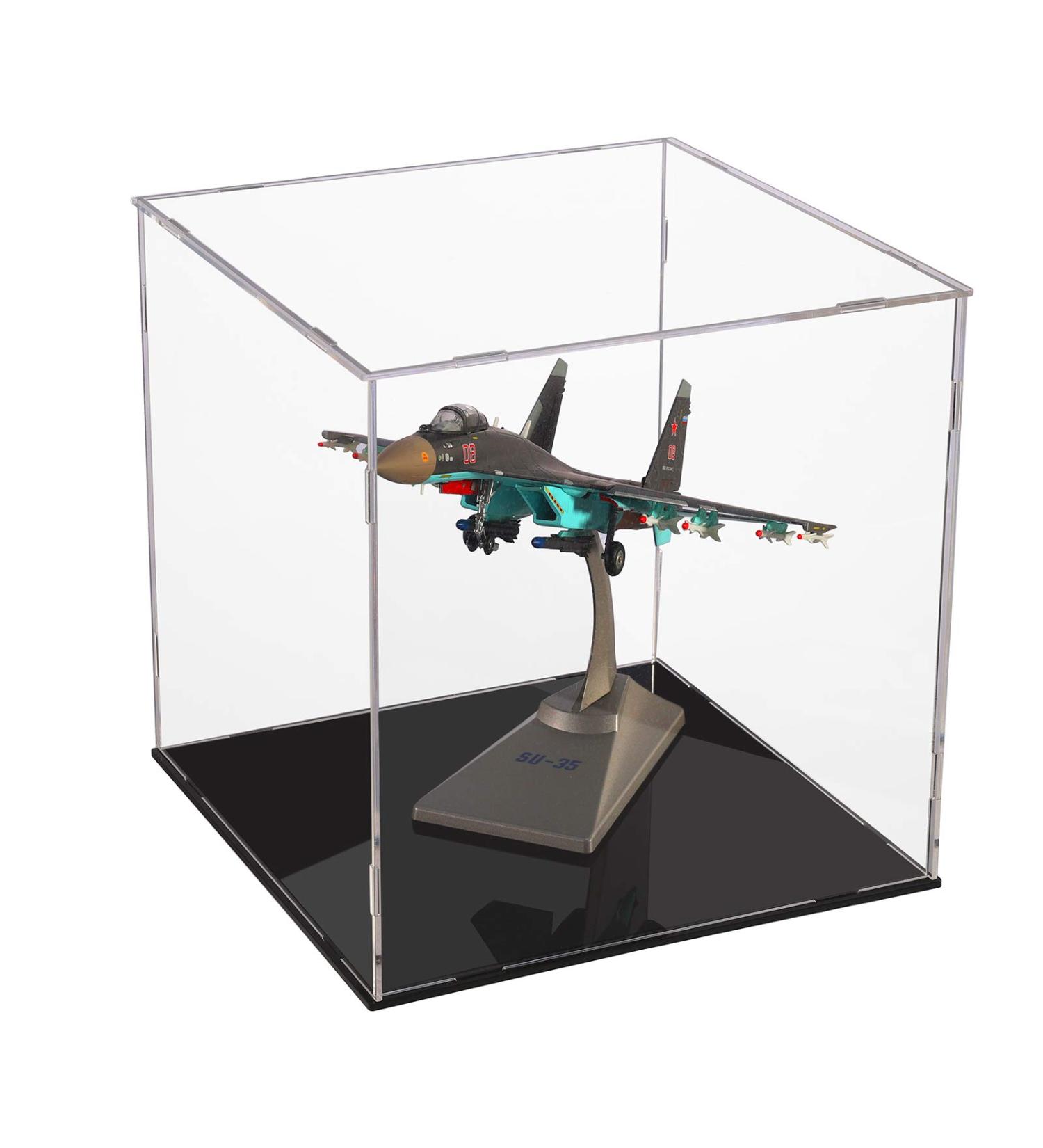 Clear Acrylic Display Case for Action Figures - 9x9x9 inch - A+ DESIGN - Home Storage Solution - Buy Online on GoSupps.com