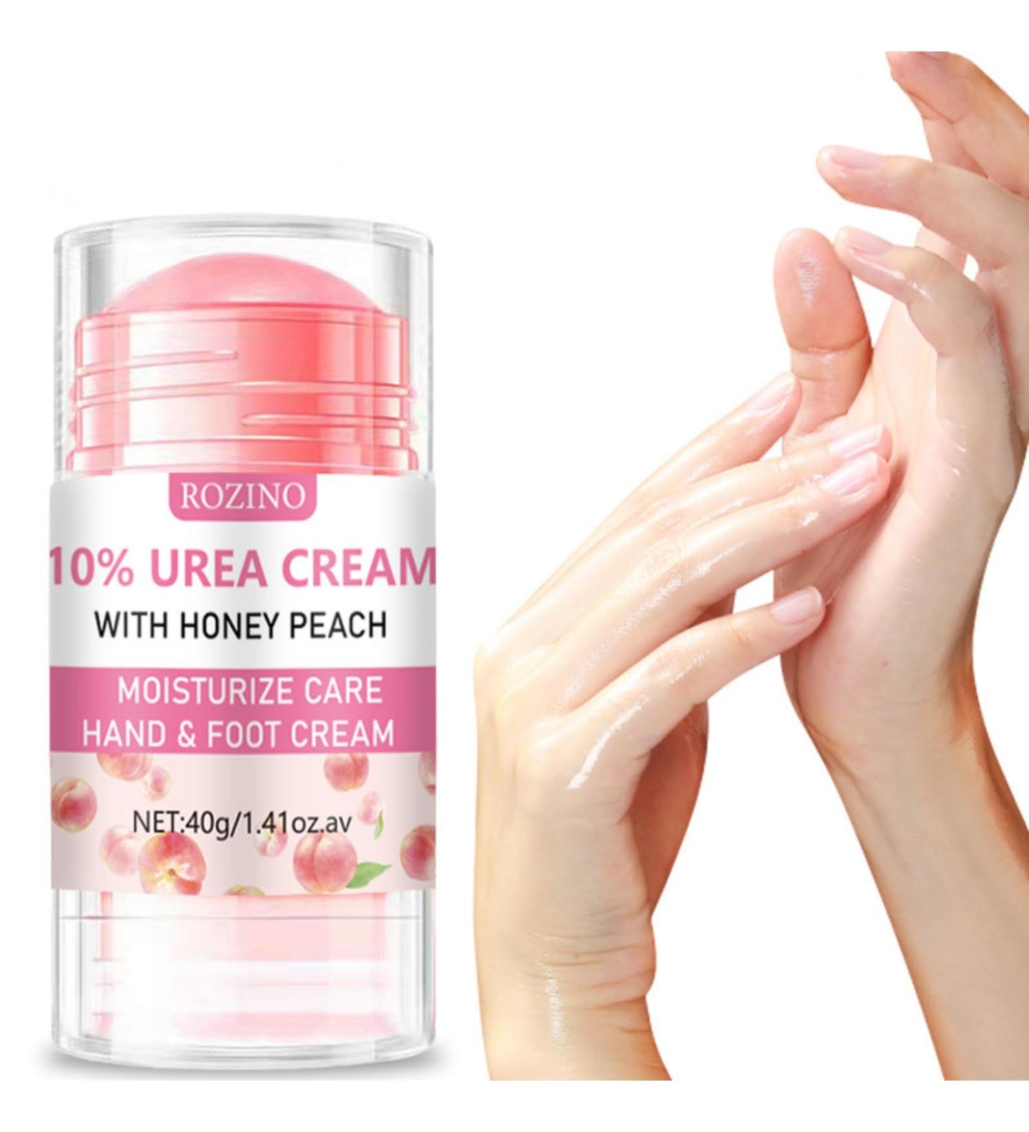 Peach Hand & Foot Cream Stick Nourishing Moisturizing Foot Balm with Honey Moisturizes & Repairs Dry Cracked Feet Rough Hands & Nails Skin Care - Buy Online on GoSupps.com