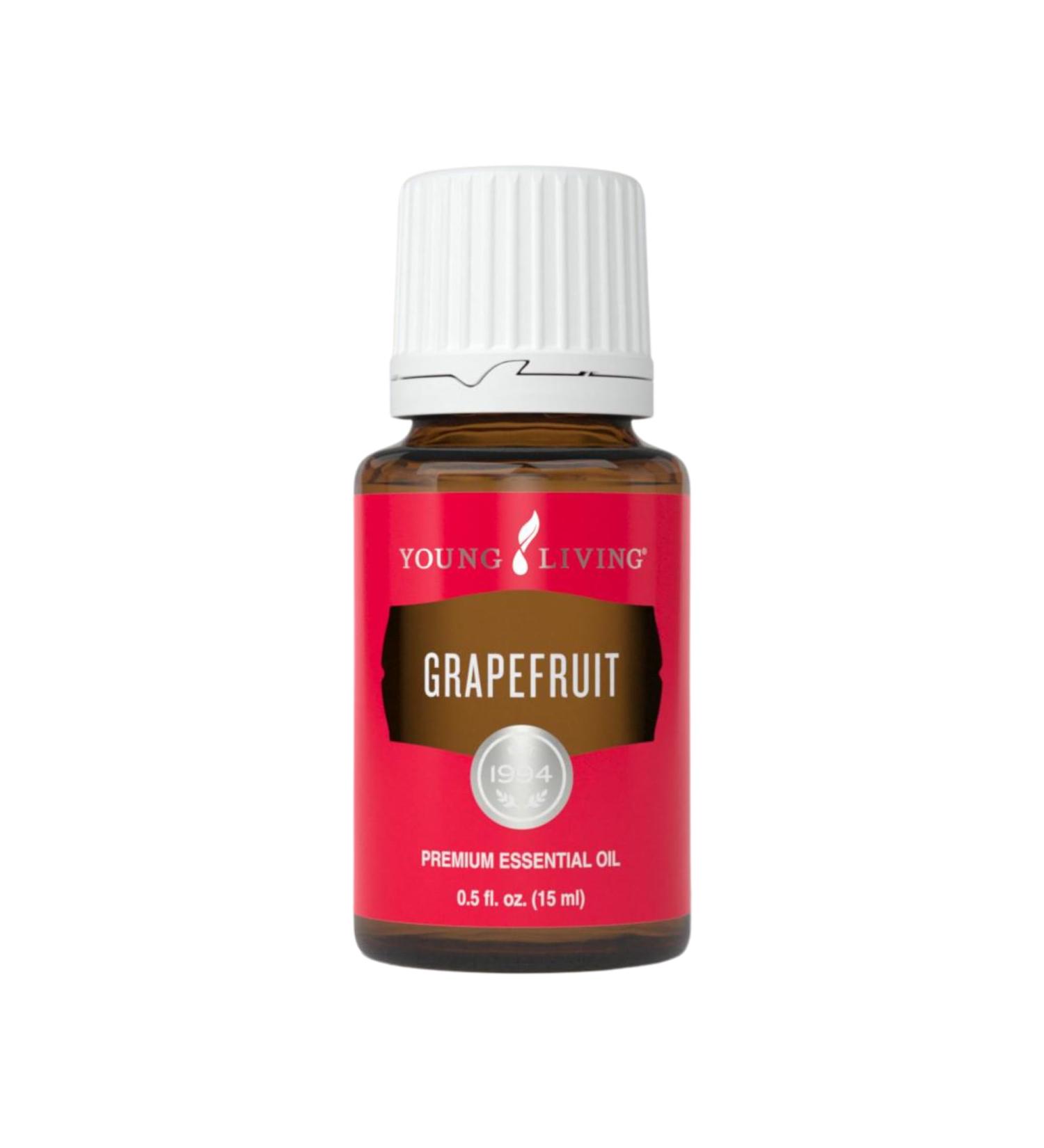 Young Living Grapefruit Essential Oil 15ml | Pure Aromatherapy for Skin Care | Vegan & Gluten-Free | Fresh Citrus Aroma - Buy Online on GoSupps.com