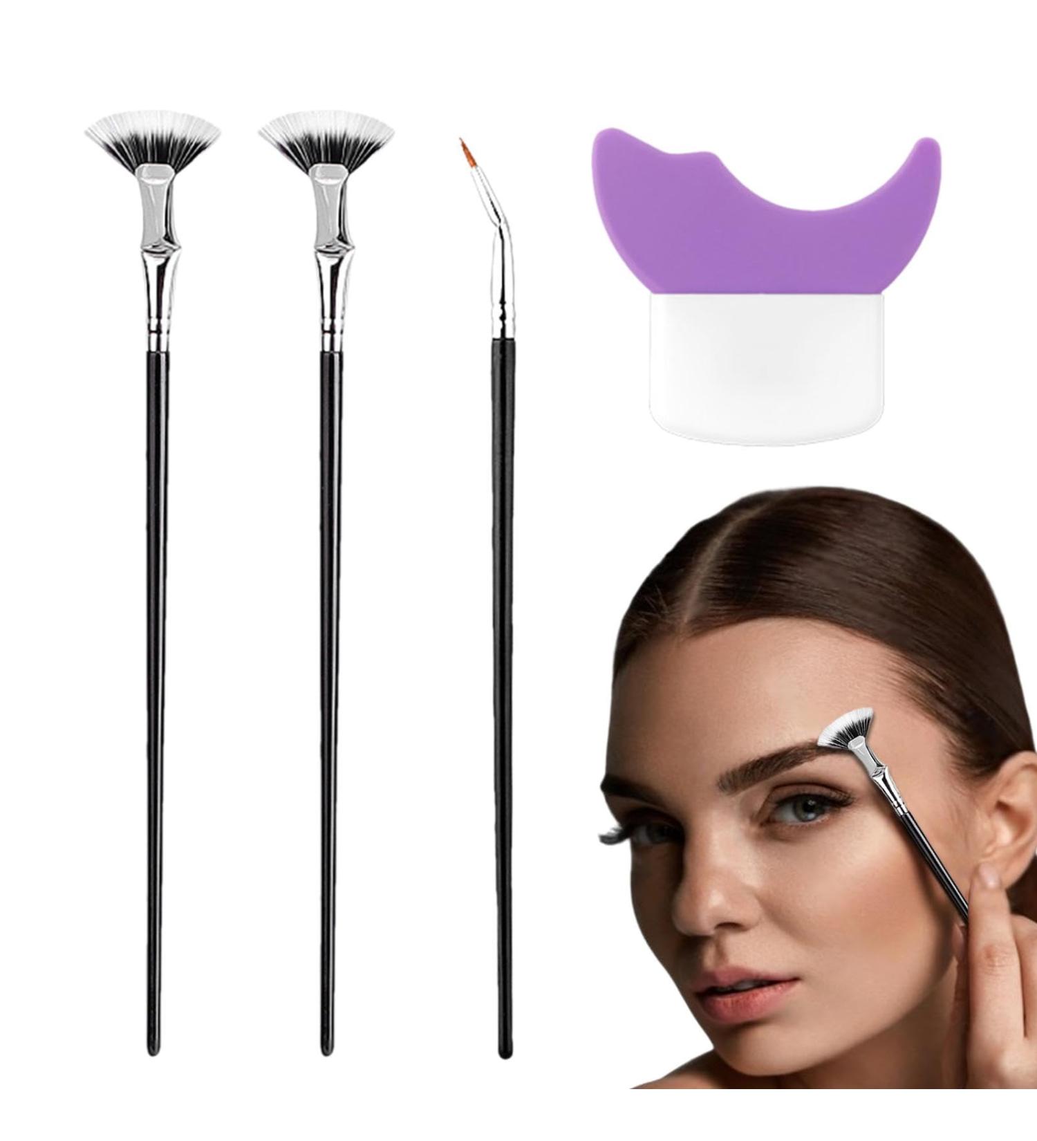 Uhngw Eye Liner Makeup Brush Eye Lash Makeup Beauty Tools | Angled Eyeliner Brush Blending Brushes Lash Wand Brush Eye Makeup Tool Beauty Cosmetic Tool - Buy Online on GoSupps.com