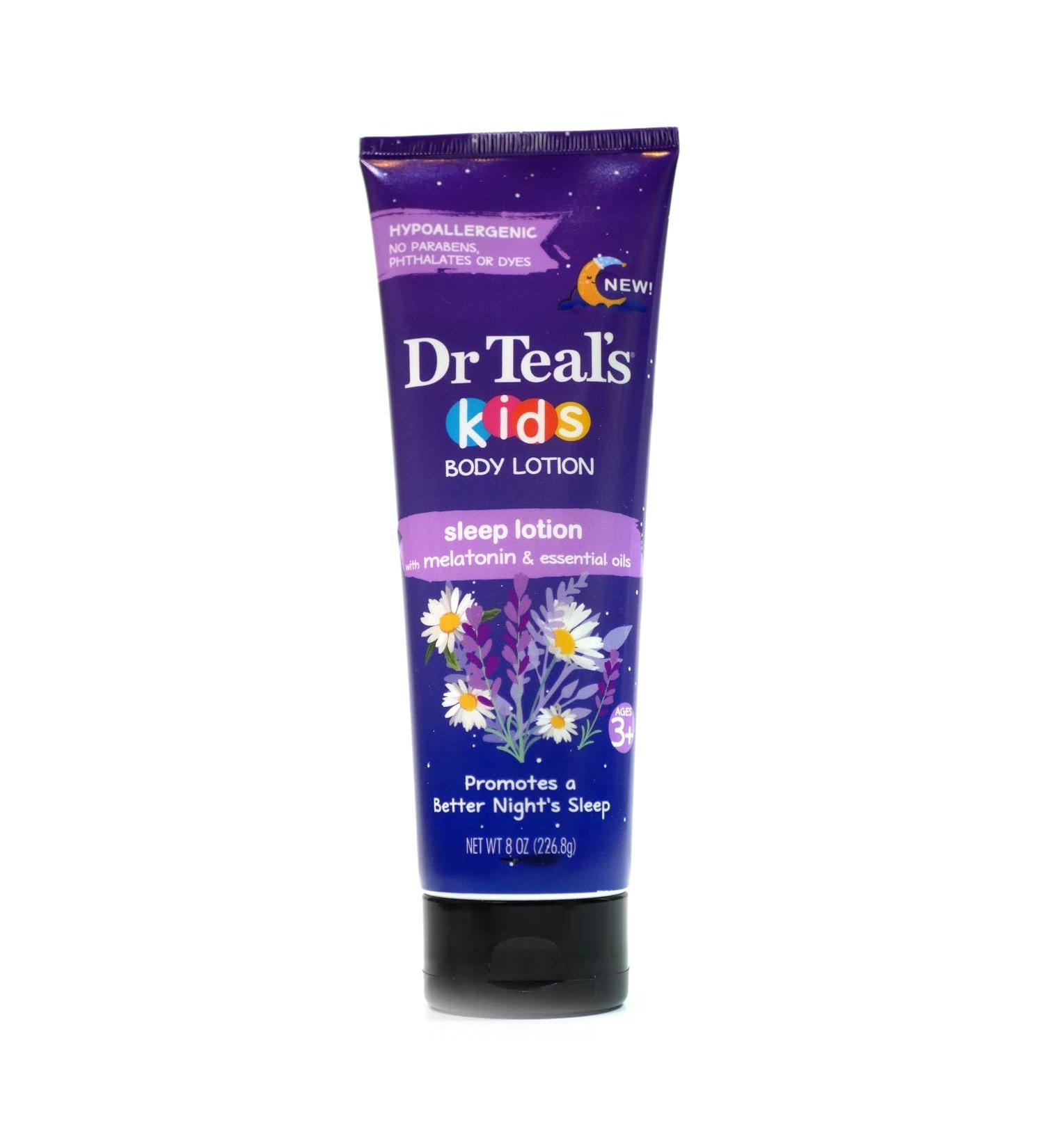 Teal's Kids Melatonin & Essential Oils Night Sleep Body Lotion 8 oz - Pack of 1 - Buy Online on GoSupps.com