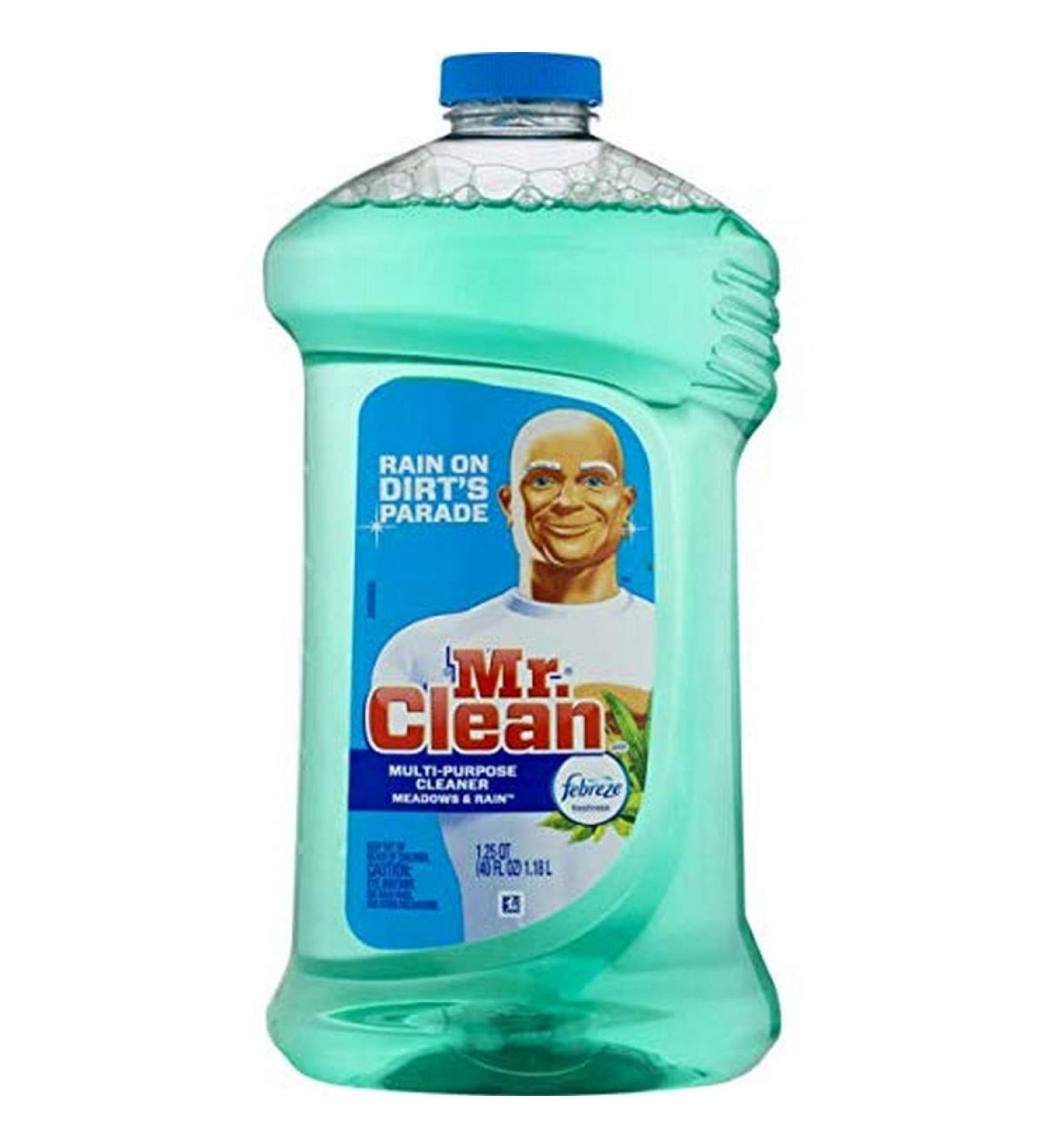 Mr. Clean with Febreze Meadows & Rain Multi-Surface Cleaner - 40 Fl Oz | International Shipping Available - Buy Online on GoSupps.com