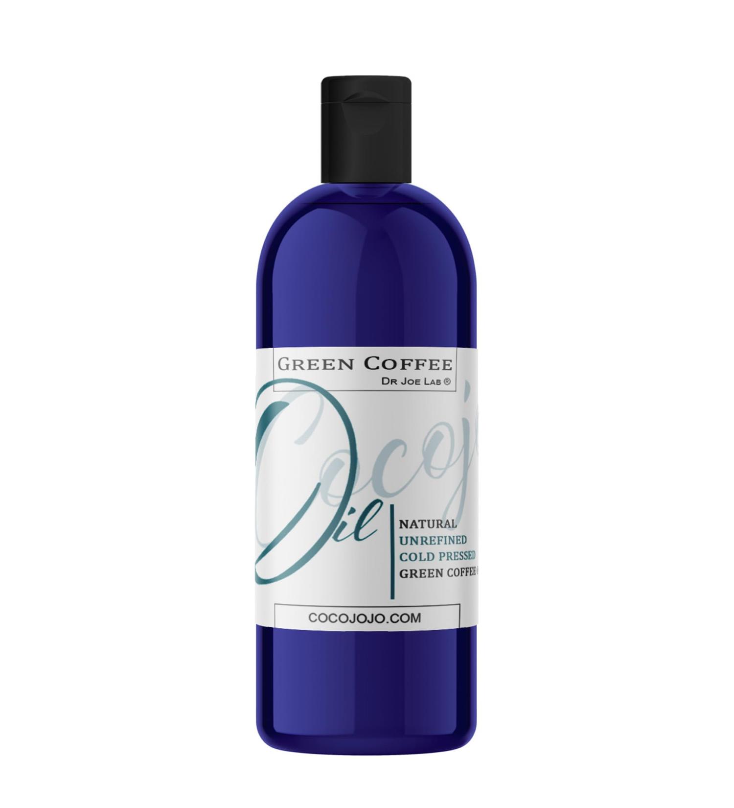 Dr Joe Lab Green Coffee Bean Oil - Pure Unrefined Cold Pressed Non-GMO Carrier Oil for Skin Hair Nails Body Face & More - 2 oz - Natural Antioxidant - Buy Online on GoSupps.com