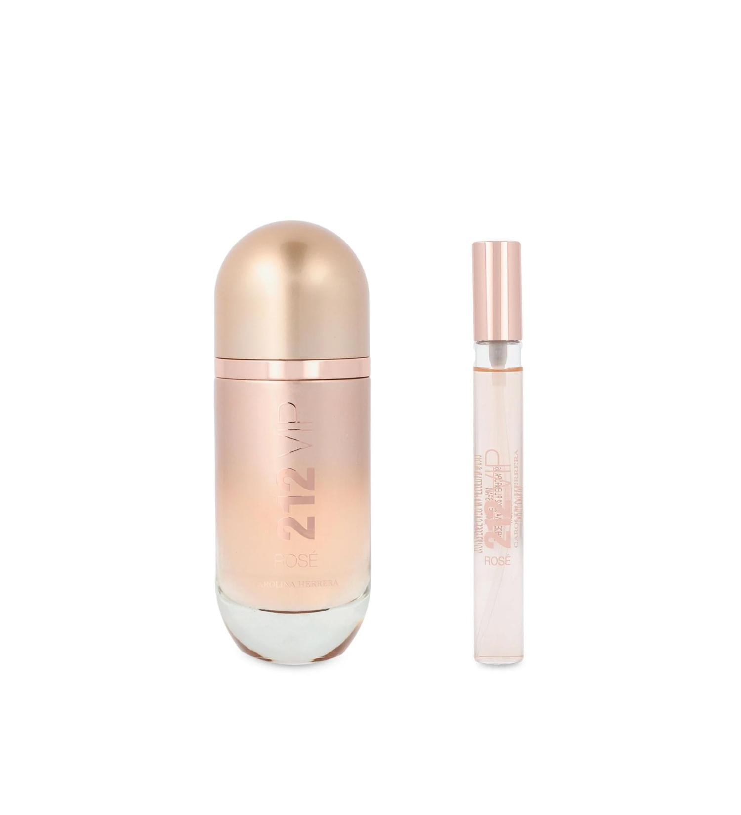 Carolina Herrera 212 Vip Rose 2-Piece Set for Women (2.7 Oz Eau De Parfum Spray + 0.34 Oz Eau De Parfum Spray) 1.52 Fl Oz (Pack of 2)