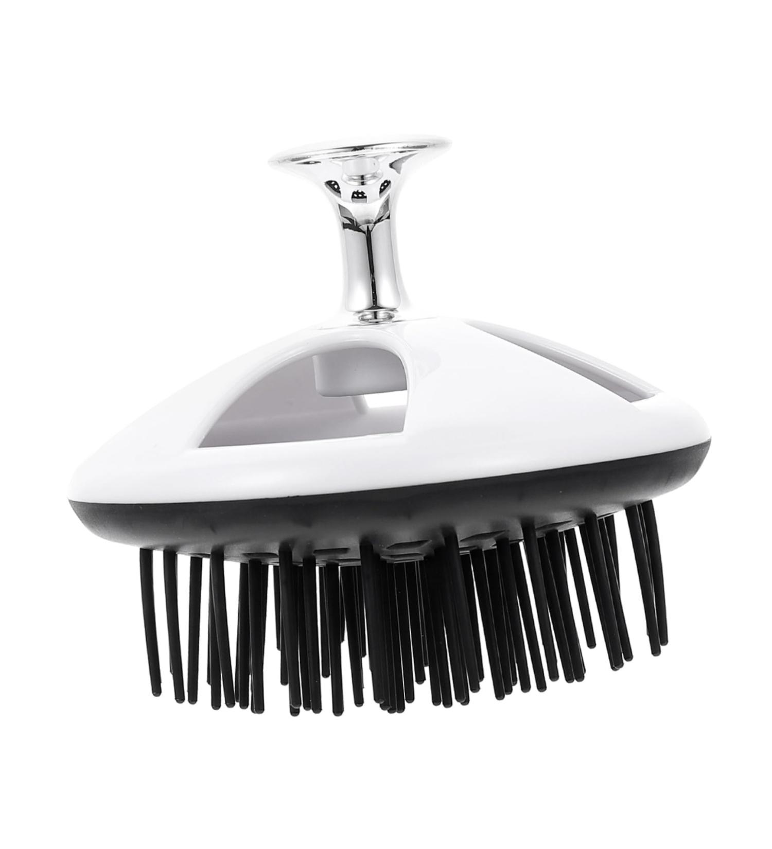 Mikinona Shampoo Kamm - Compact Scalp Massager Brush Hotel-Grade Wear-Resistant 9x8cm White | International Shipping Available - Buy Online on GoSupps.com