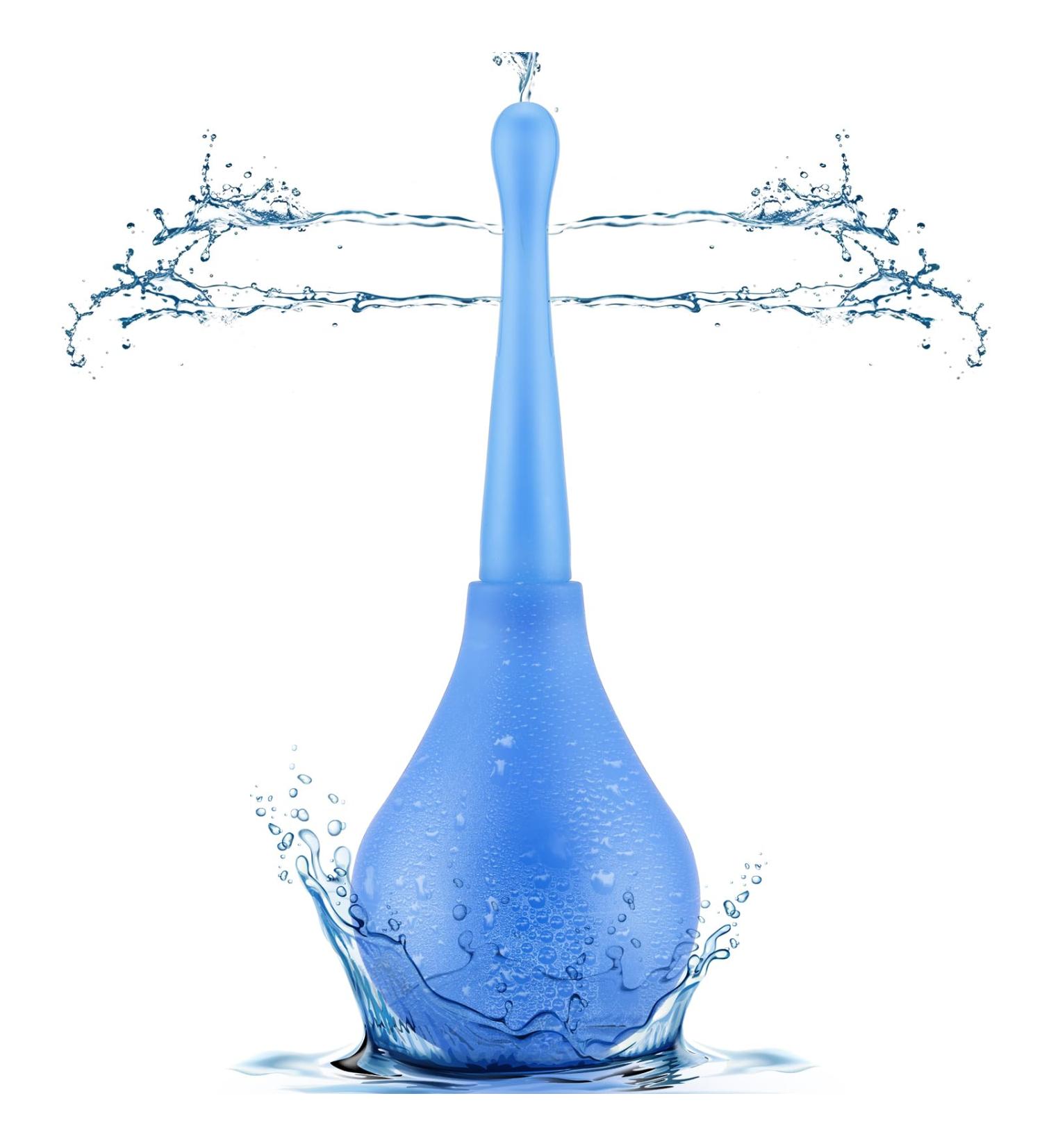  MOAJAZA Vaginal and intimate douche for women 170 ml reusable douche intimate douche vaginal douche for body care and intestinal cleansing anti-reflux blue - Buy Online on GoSupps.com