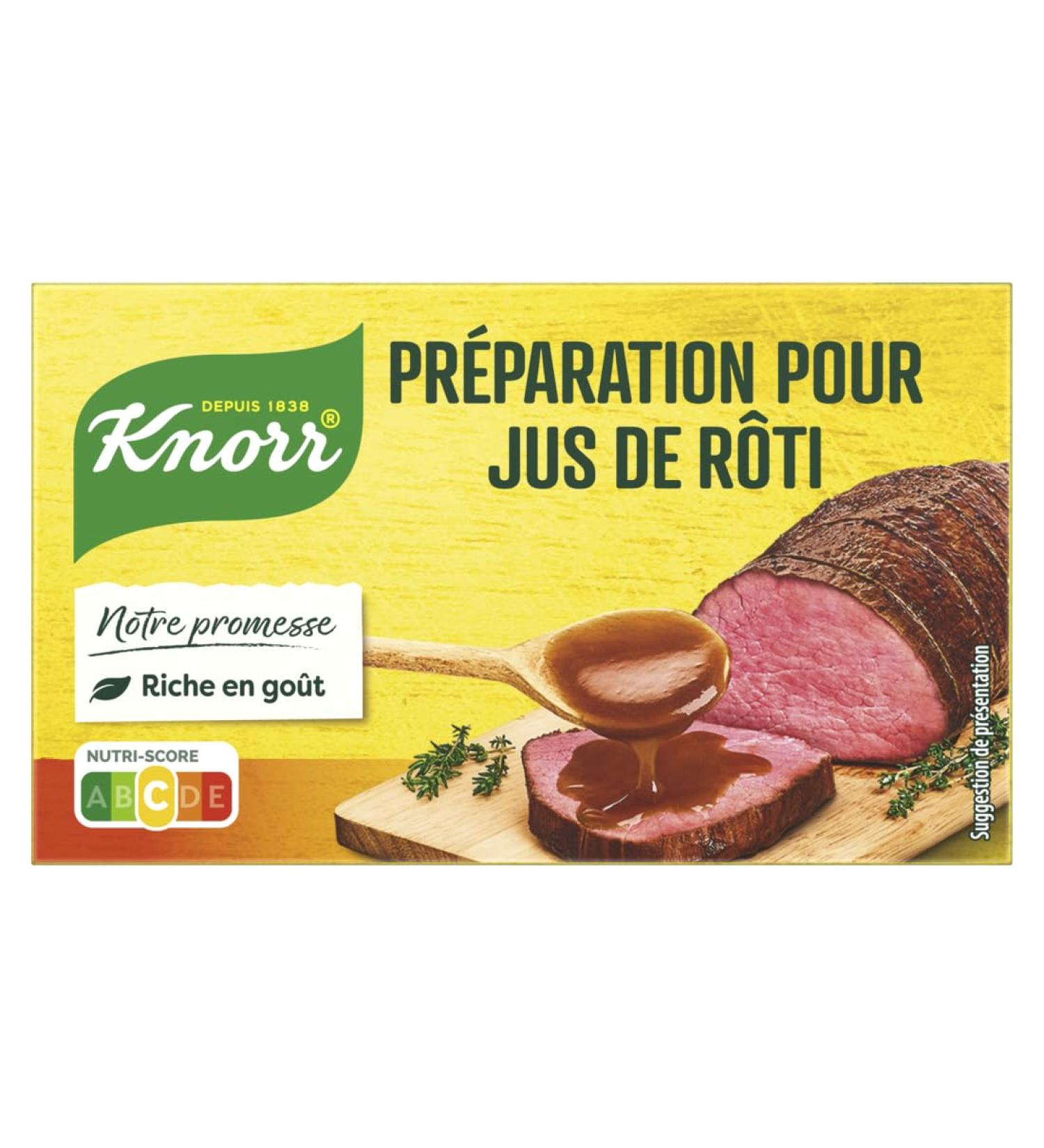 Knorr Roast Juice Preparation To accompany your meats 8 cubes 72g
