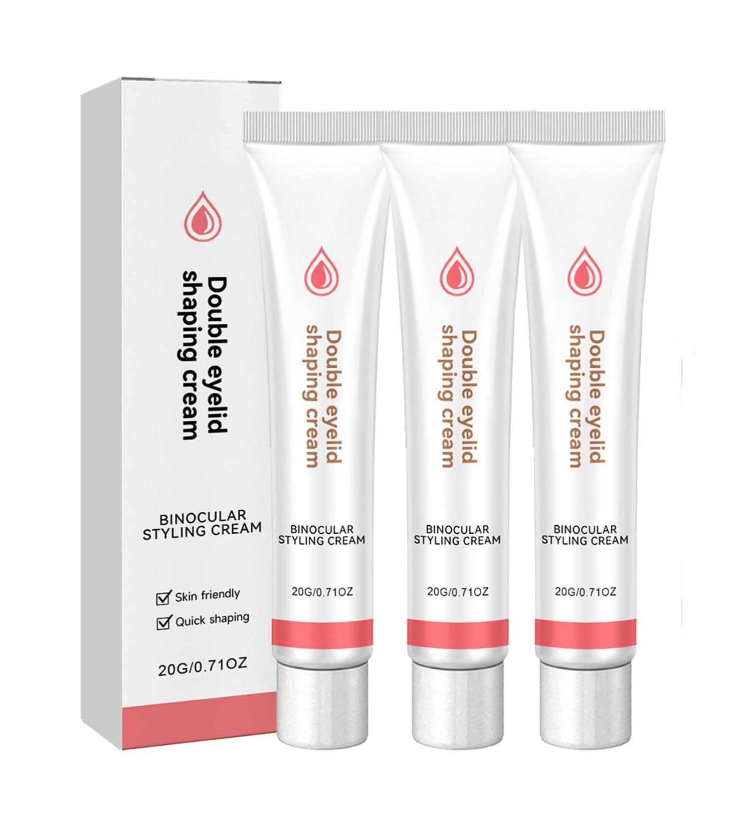  WRANBAO Eyelid Lifting Cream Redefining the Eyelid Crease Waterproof and Invisible Long-Lasting Lifting Effect Easy Application (3 pcs) - Buy Online on GoSupps.com