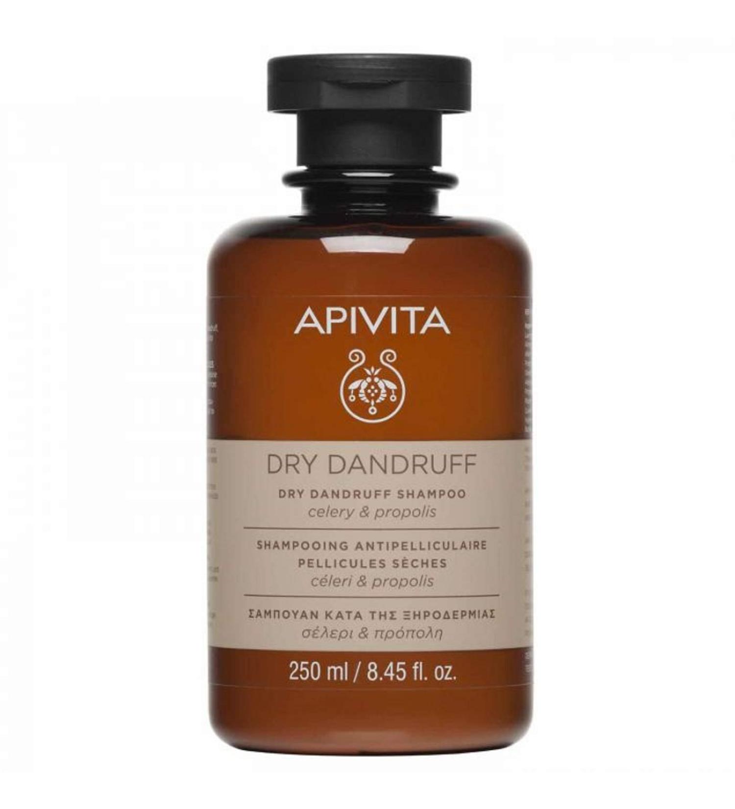Apivita Anti-dandruff shampoo with celery and propolis 250ml - Buy Online on GoSupps.com