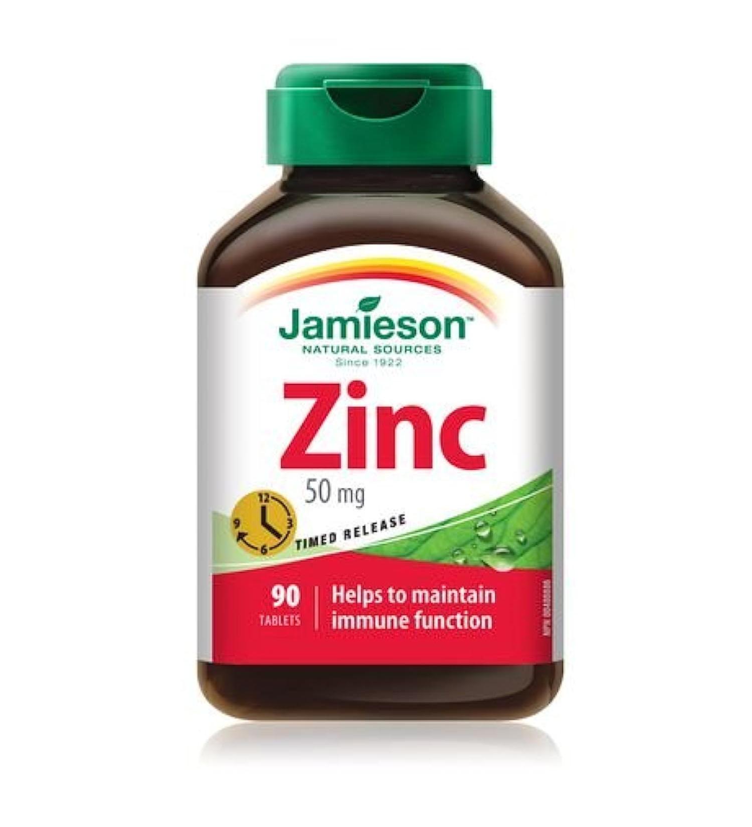 Jamieson Zinc 50 mg 90 Tablets