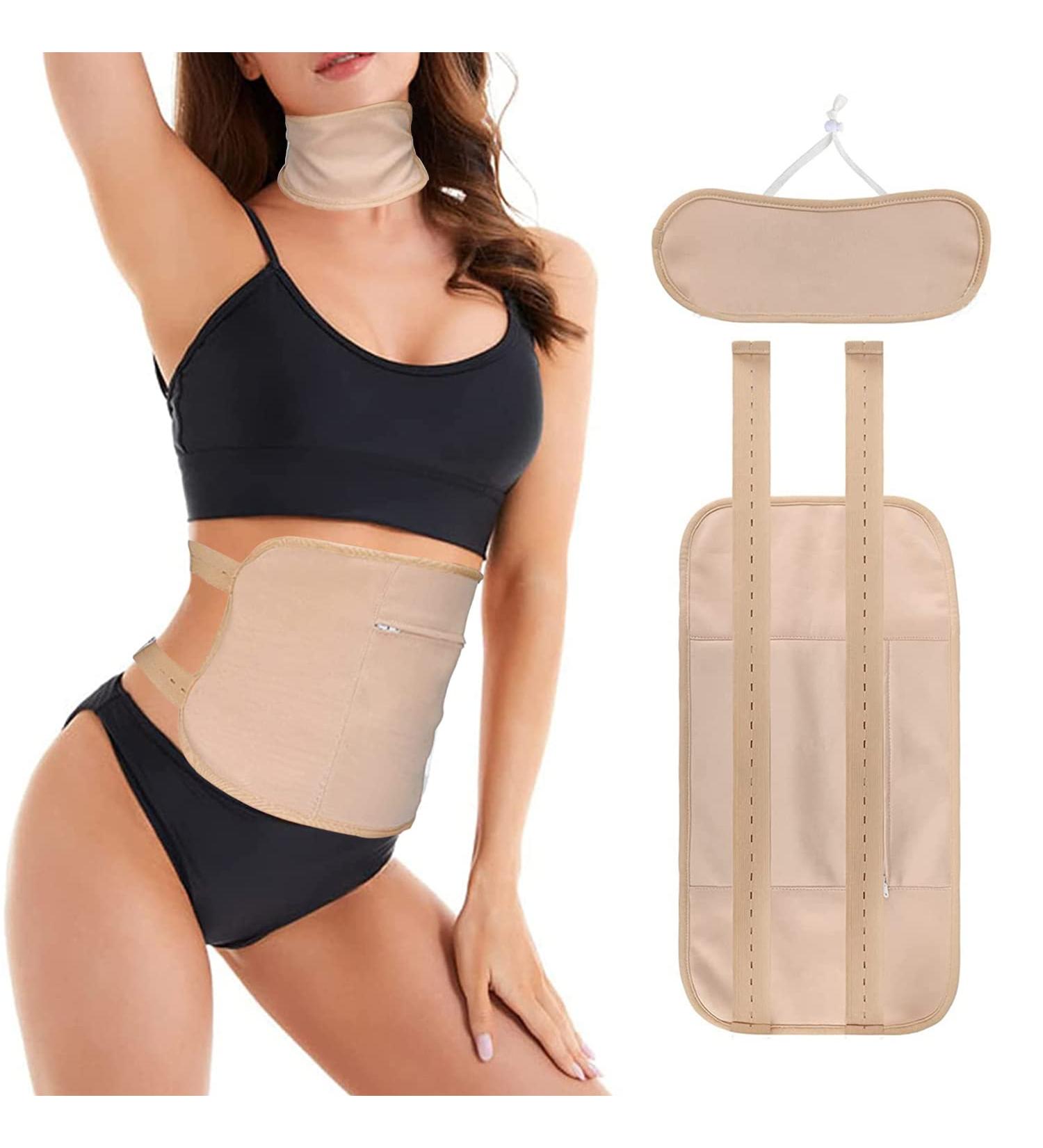 Buy Reusable Castor Oil Pack Kit - 2 Pieces for Liver Detox Thyroid Support Muscle Pain Relief | International Shipping - Buy Online on GoSupps.com