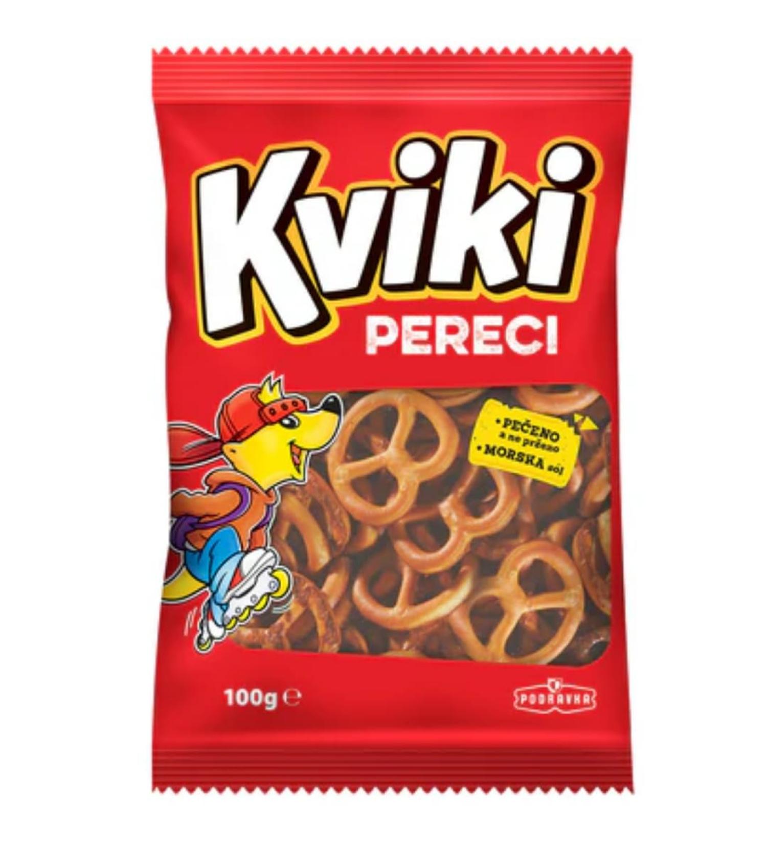 Pufai Podravka Kviki Mini 100g bag of pretzel biscuits - Buy Online on GoSupps.com
