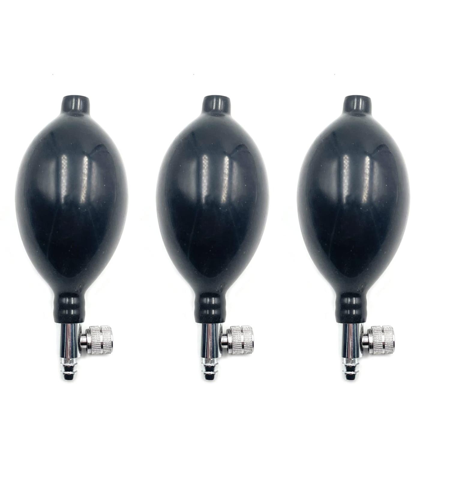3Pcs Blood Pressure Pump Replacement Set | PVC Adjustable Bulb with Air Release Valve | Healthy Sphygmomanometer Accessories - Buy Online on GoSupps.com