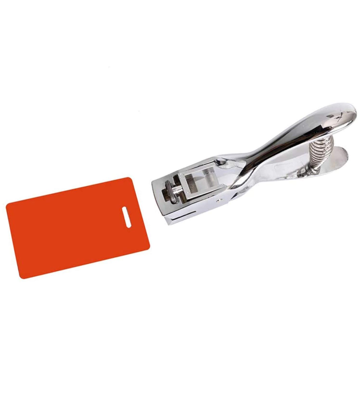 Hand Held Slot Punch Badge Hole Punch Plier Tool for PVC ID Cards - Easy & Efficient! - Buy Online on GoSupps.com