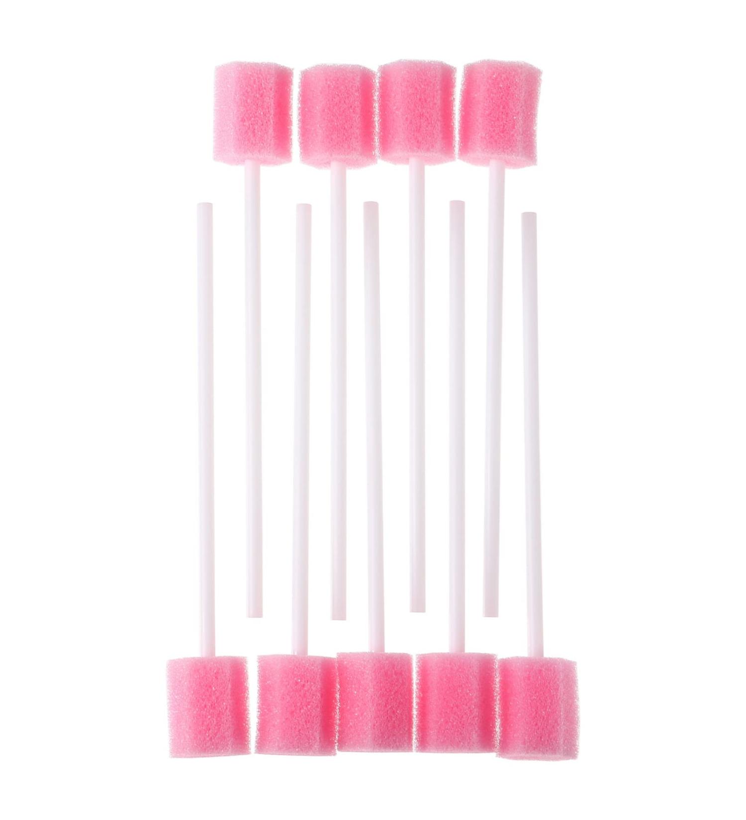 EXCEART Oral Care Swabs - 100pcs Disposable Dental Sponge for Sterile Oral Cleaning - Buy Online on GoSupps.com