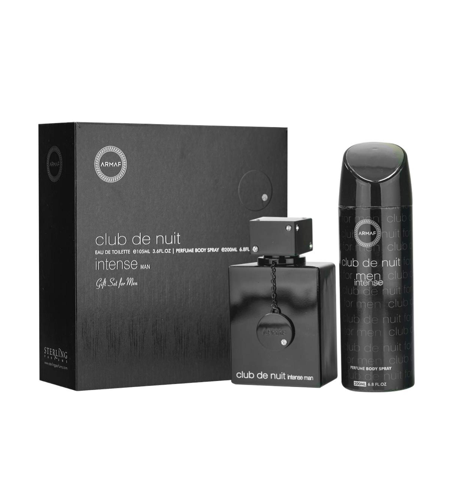 Armaf Club De Nuit Intense 2-Piece Set for Men (3.6 Oz Eau de Toilette Spray + 6.8 Oz Body Spray) 5.2 Fl Oz (Pack of 2) - Buy Online on GoSupps.com
