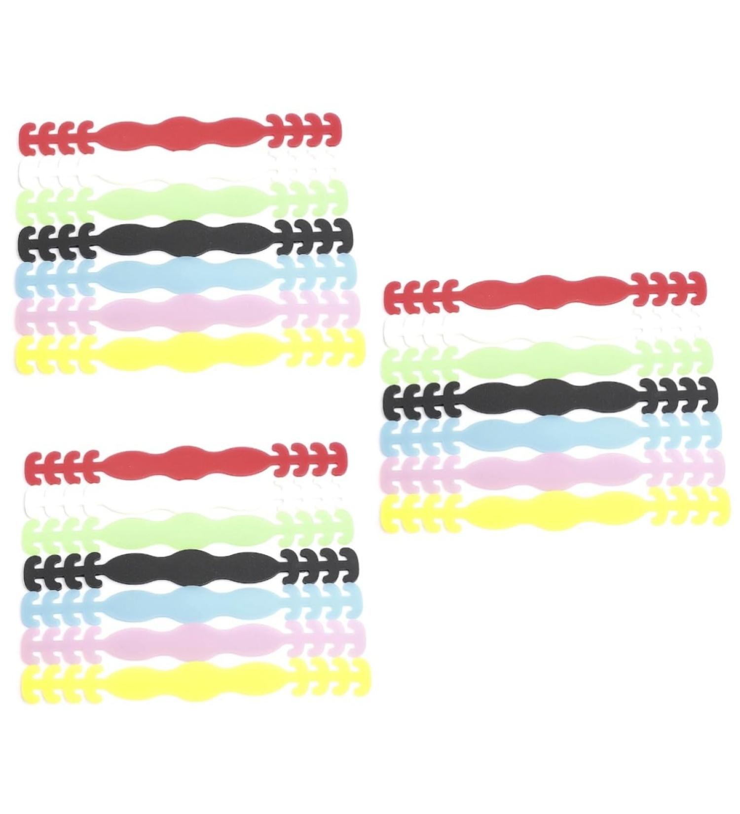 Gleavi 45pc Oral Muffle Belt Extension Hooks for Earring Ear Protection - Cable Buckles for Kids & Adults | 16.5x2cm | Premium Extension Hooks - Buy Online on GoSupps.com