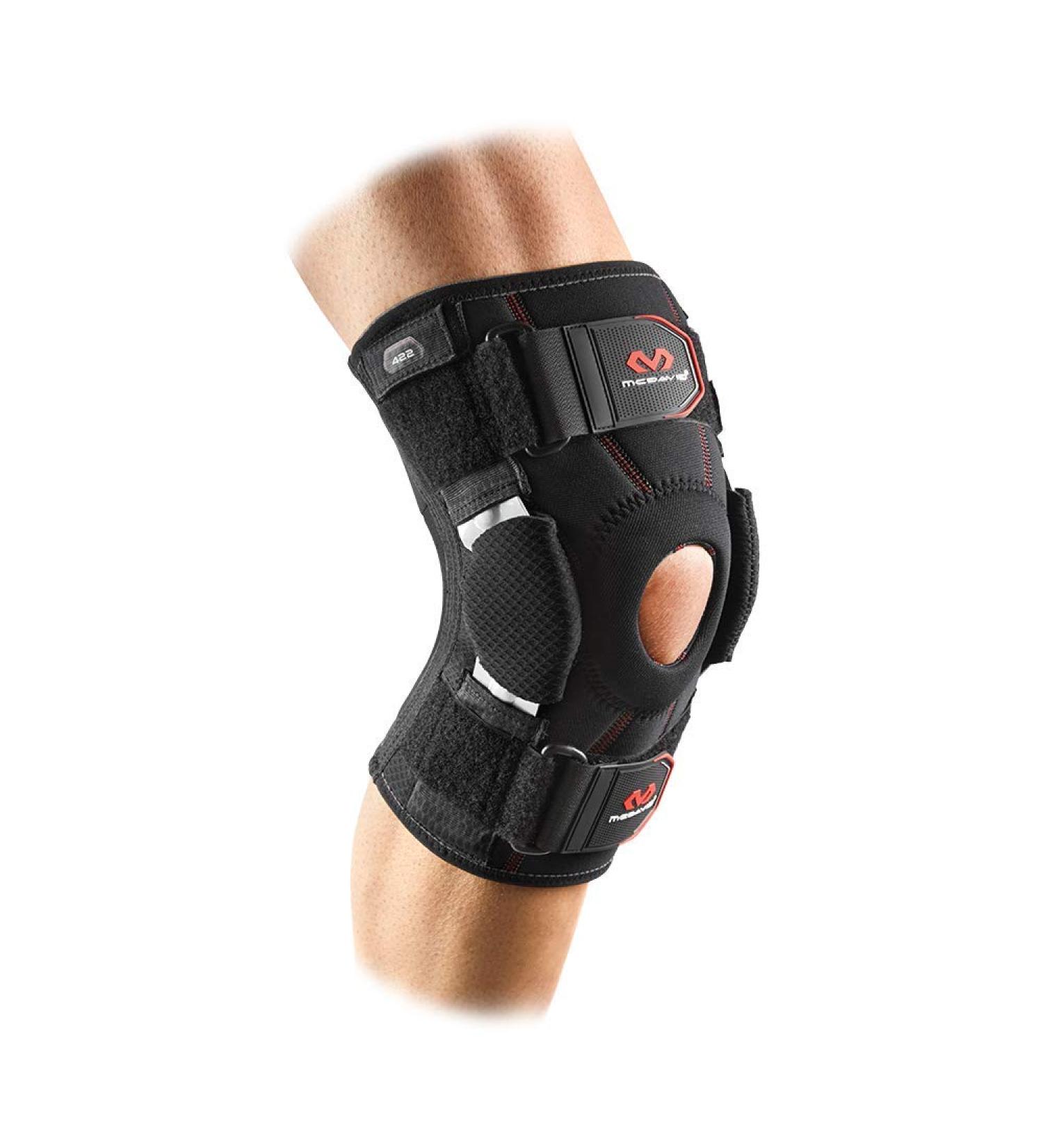 McDavid Side Hinged Knee Brace - Maximum Support & Compression for Stability, Recovery, and Pain Relief - Medium - Buy Online on GoSupps.com