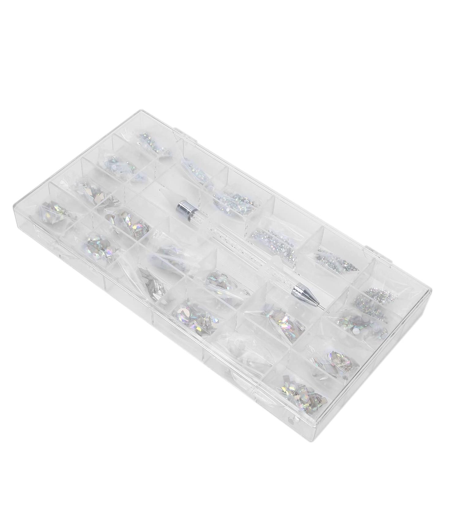 Nail Art Rhinestones Unique Elegant Exquisite Colorful Delicate Safe Eco Friendly DIY Rhinestones for Nail Artist for Home for Nail Salon - Buy Online on GoSupps.com