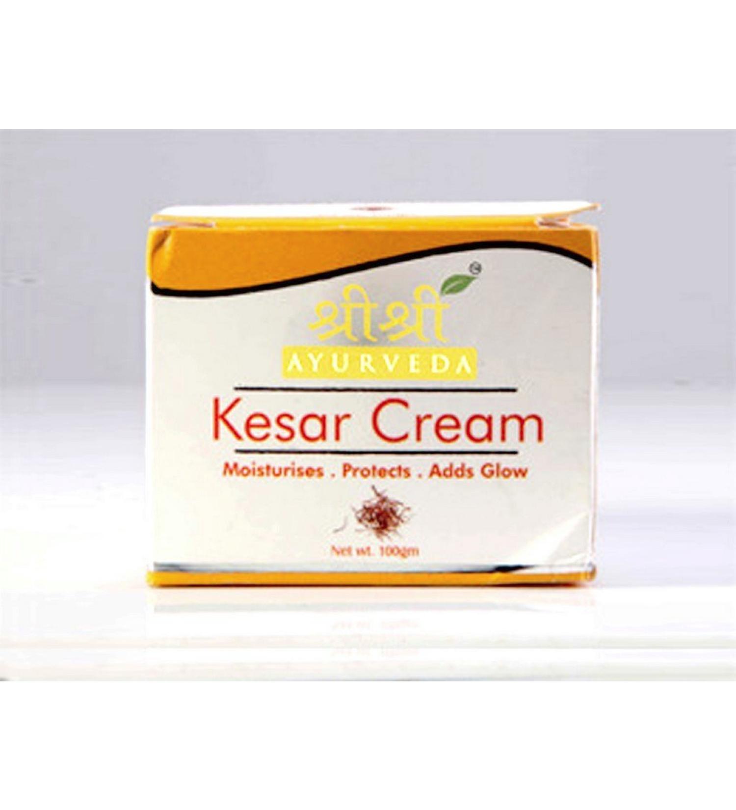 Buy Sri Sri Kesar Cream Online - Premium Quality Saffron Infused Skincare | International Shipping Available - Buy Online on GoSupps.com