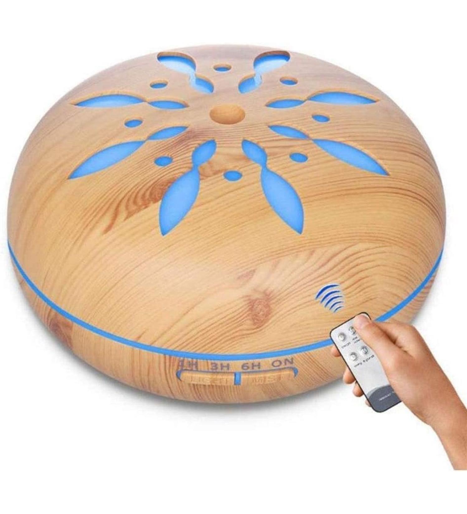 550ml Essential Oil Diffuser | Aromatherapy with Auto Shut-Off | 7 Colors LED Lights | Perfect Gift for Home - Buy Online on GoSupps.com