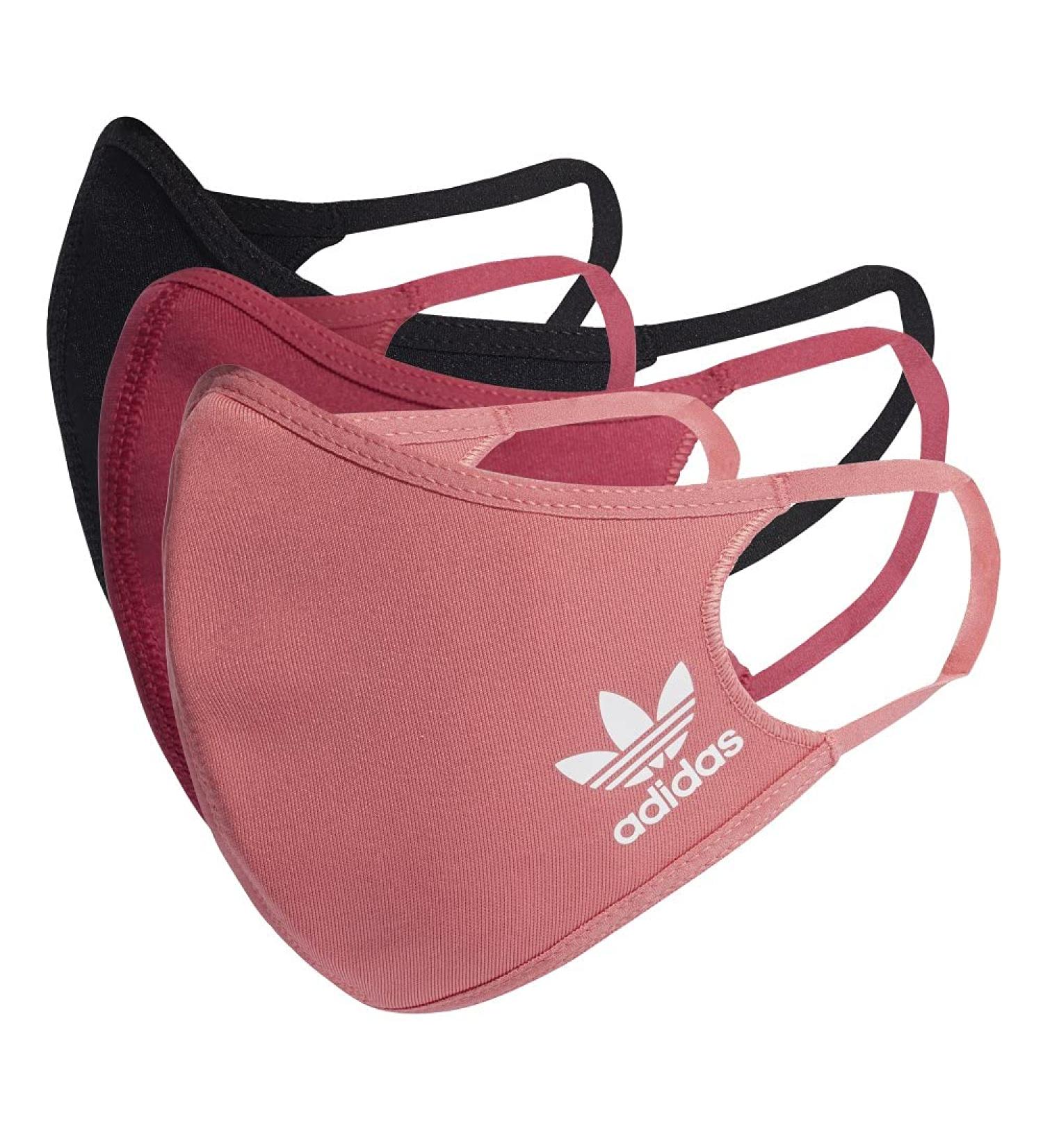 Buy adidas Face Covers 3-Pack - Unisex Adult - Wild Pink Hazy Rose & Black - International Shipping Available - Buy Online on GoSupps.com