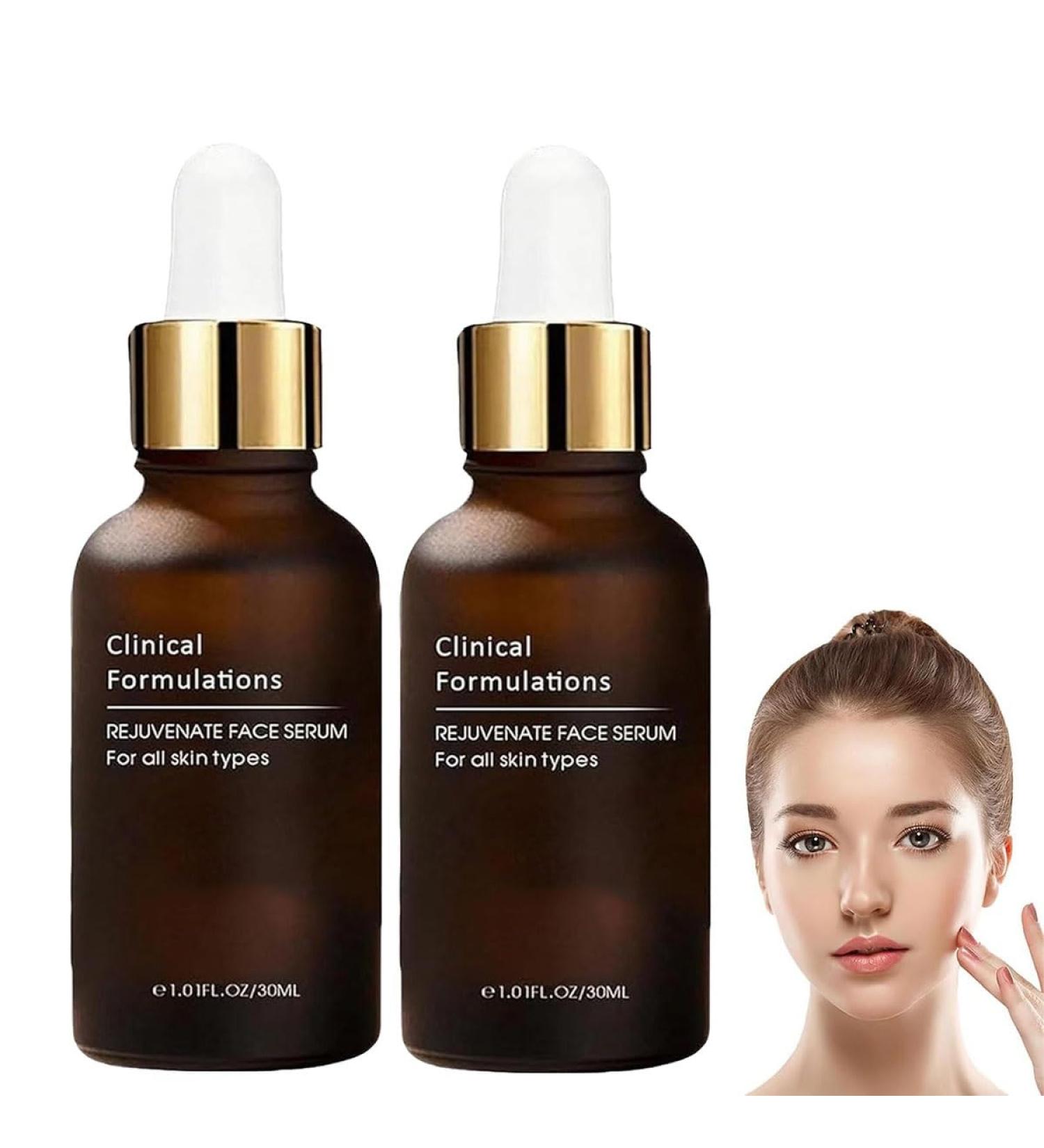 Resurfacing Face Serum 30 ML Face Serum Rejuvenation Cold Pressed Serum Anti-Aging Wrinkle Skin Care Serum for All Skin Types(2pcs) - Buy Online on GoSupps.com