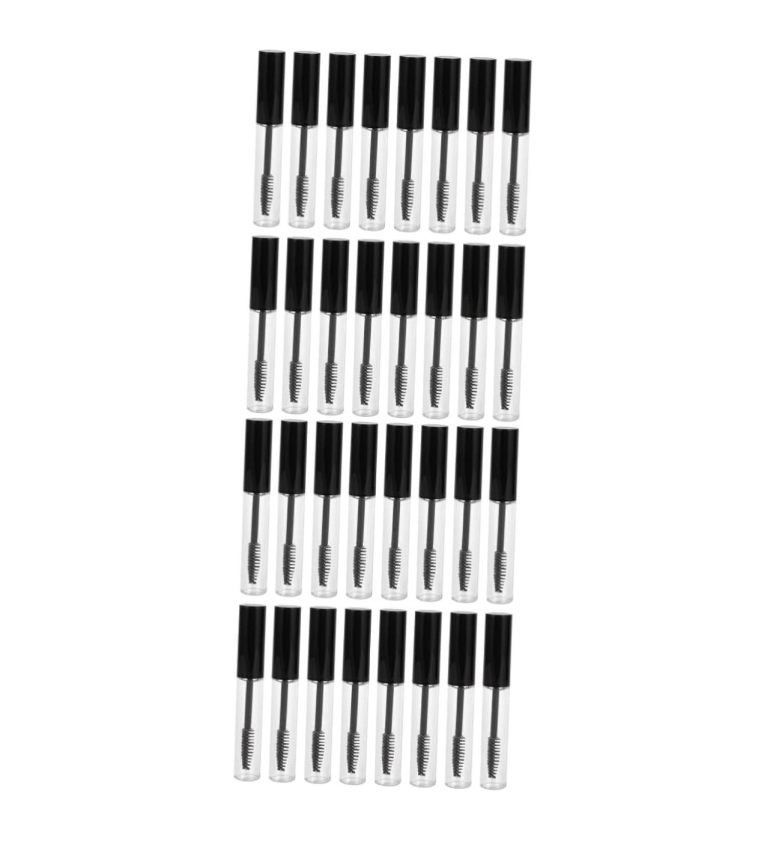 Mikinona 32 Pcs Mascara Tube Lip Gloss Containers Mascara Cream Vials Lip Gloss Tubes Clear Plastic - Buy Online on GoSupps.com