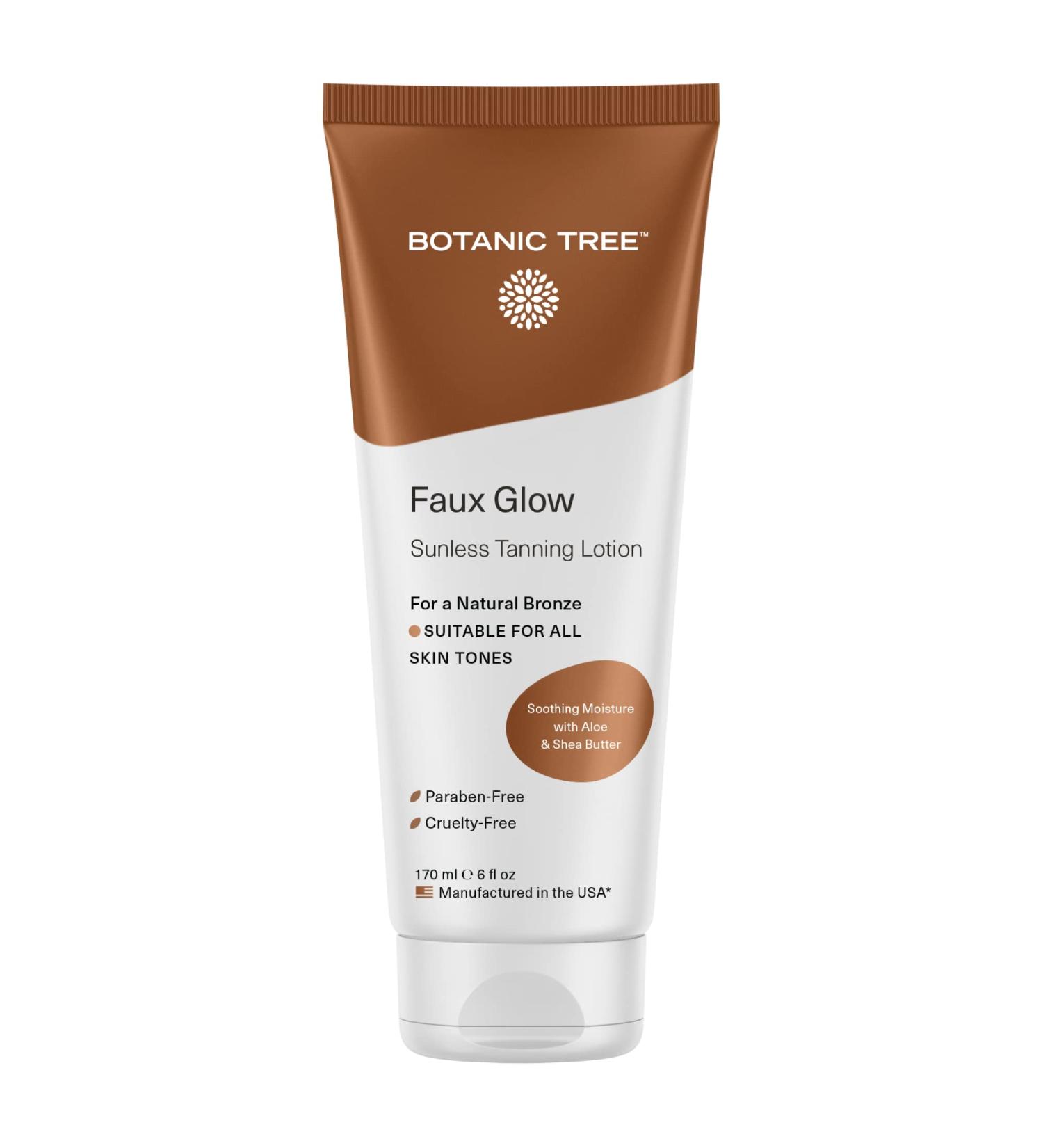 Botanic Tree Organic Self Tanner - Natural-Looking Sunless Tanner for Face and Body - Herbal Tanning Lotion for Fair to Dark Skin - Buy Online on GoSupps.com