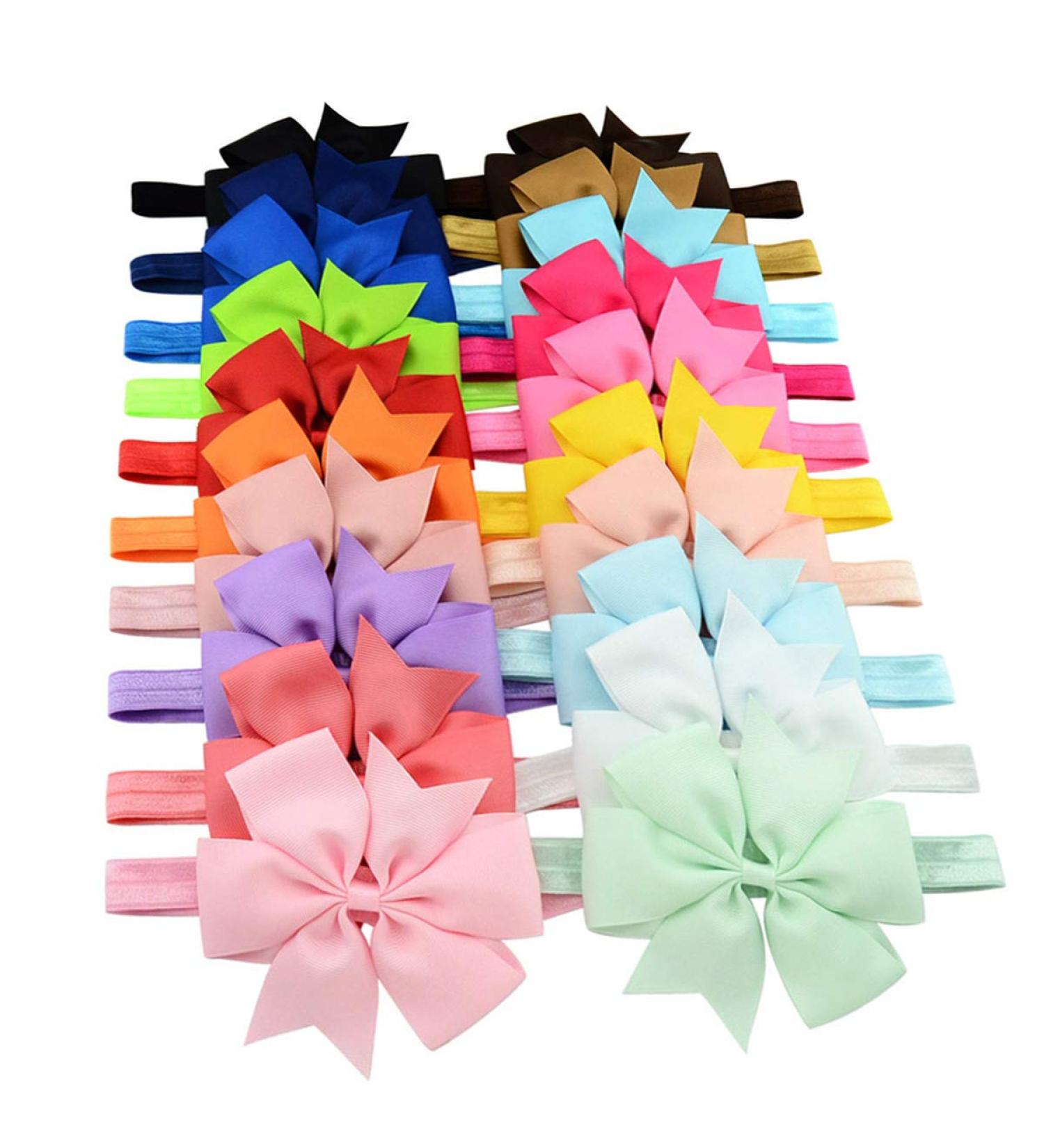 Buy Dokpav Baby Hair Bands - 20 Pack Baby Hair Bows & Straps for Newborns & Toddlers - Perfect Children's Hair Accessories - Buy Online on GoSupps.com
