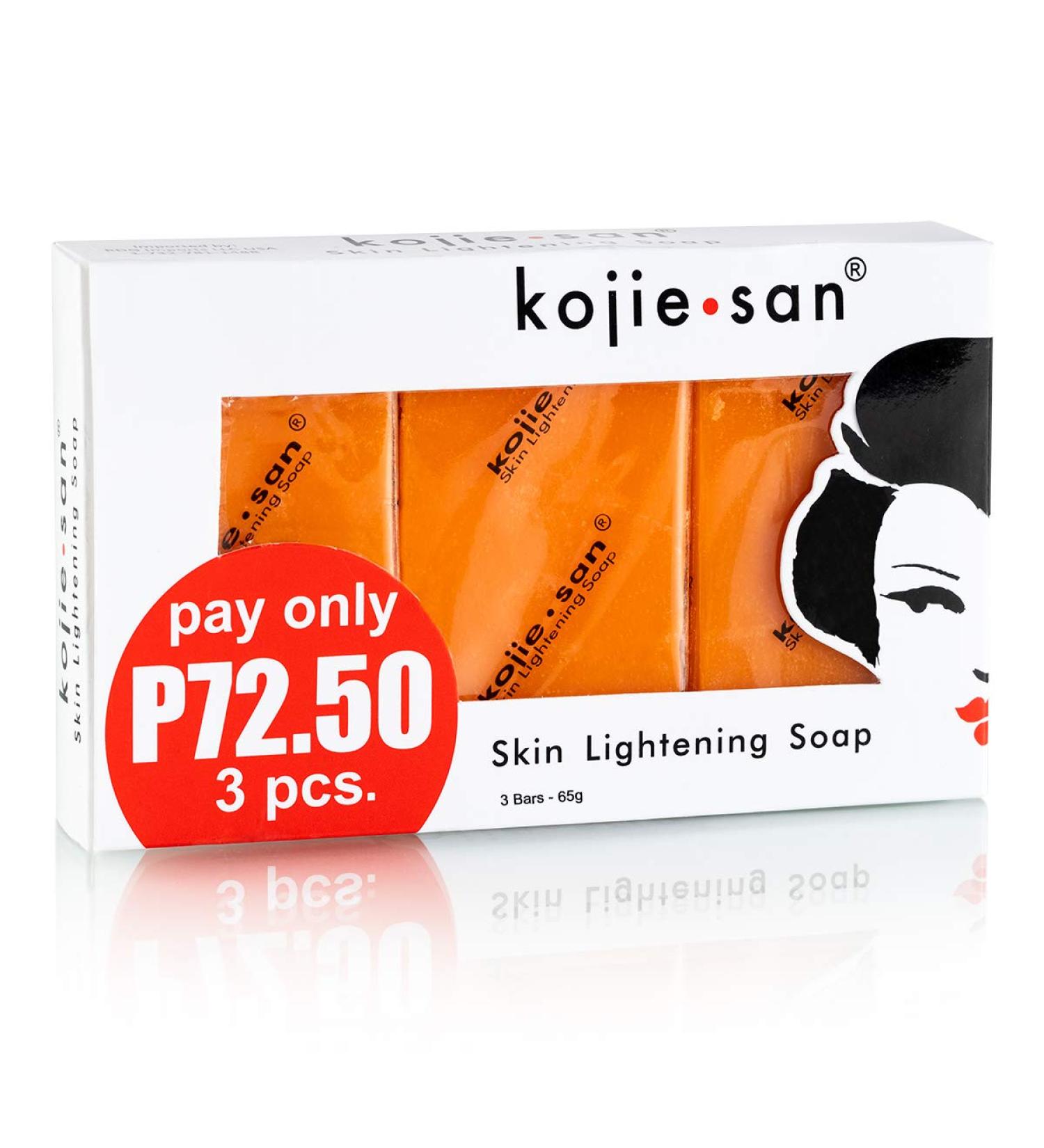 Kojie san soap 3 x 65 gram (3 SOAP) 100% authentic Coconut Fresh Orange 65 g (Pack of 3) - Buy Online on GoSupps.com
