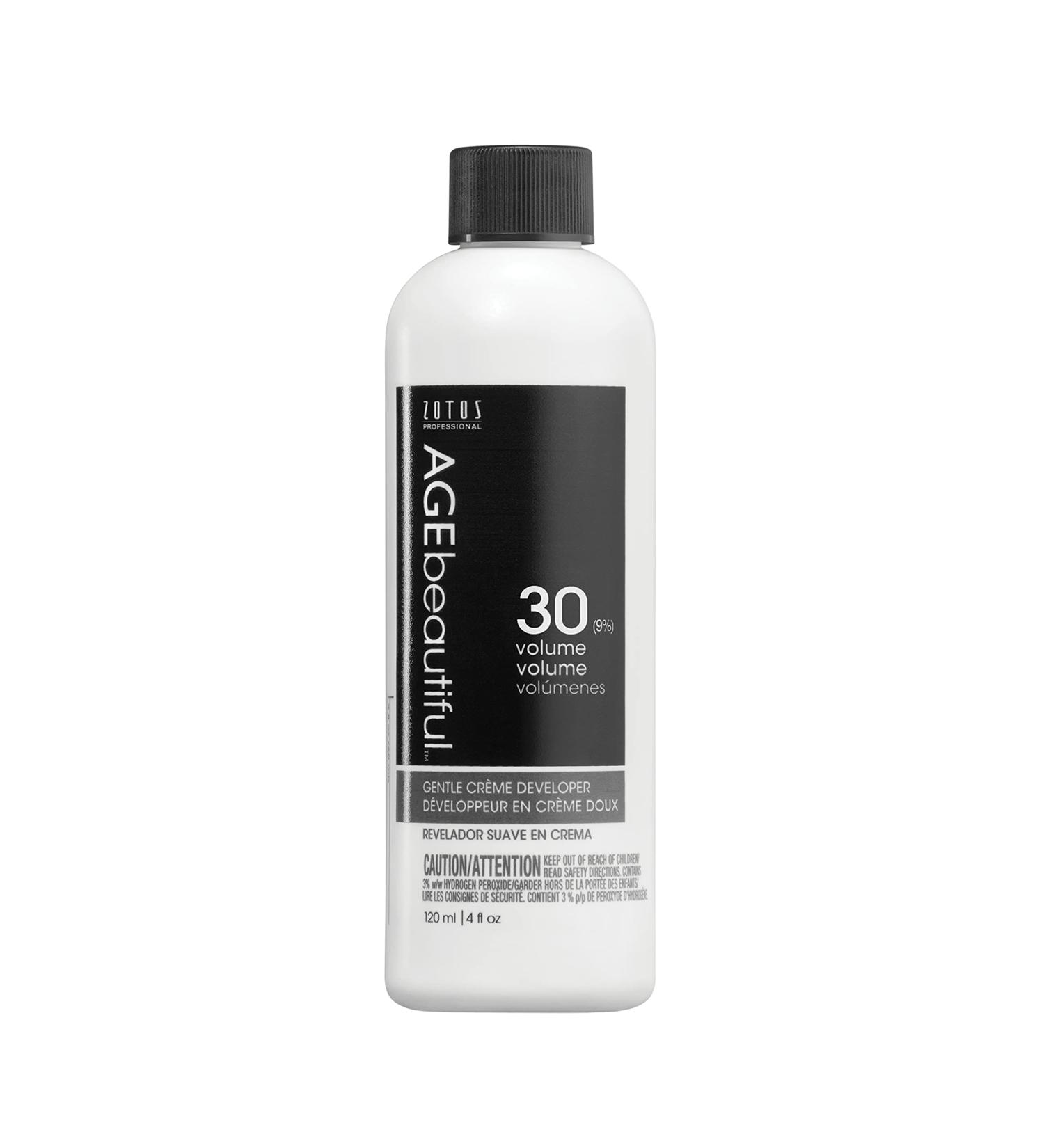 AGEbeautiful Gentle Creme Hair Developer 30 Volume 4 Fl Oz - For Professional Salon Coloring - Long Lasting Color - Gray Coverage (1 Pack) - Buy Online on GoSupps.com