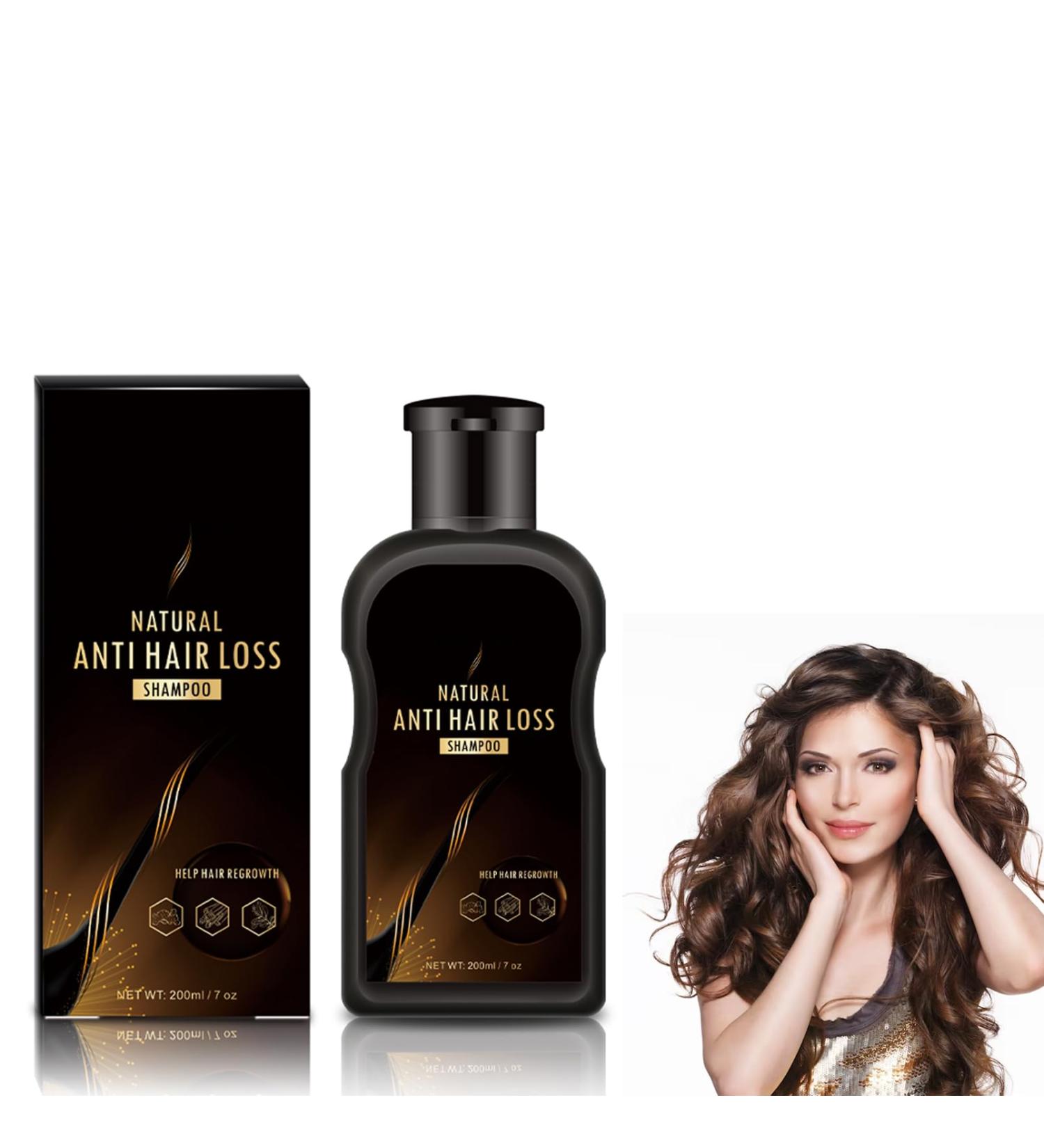 Ginger Shampoo Ginger Hair Regrowth Shampoo Anti Hair Loss Ginger Shampoo Natural Organic Ginger Shampoo Trophoblastic Hair Promote Hair Growth Smooth Anti Dandruff & Anti itching 200ML - Buy Online on GoSupps.com