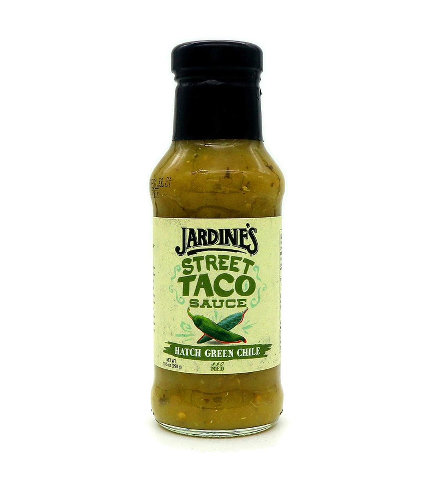 JARDINES STREET TACO SAUCES Hatch Green Chile Street Taco Sauce, 10.5 Ounce