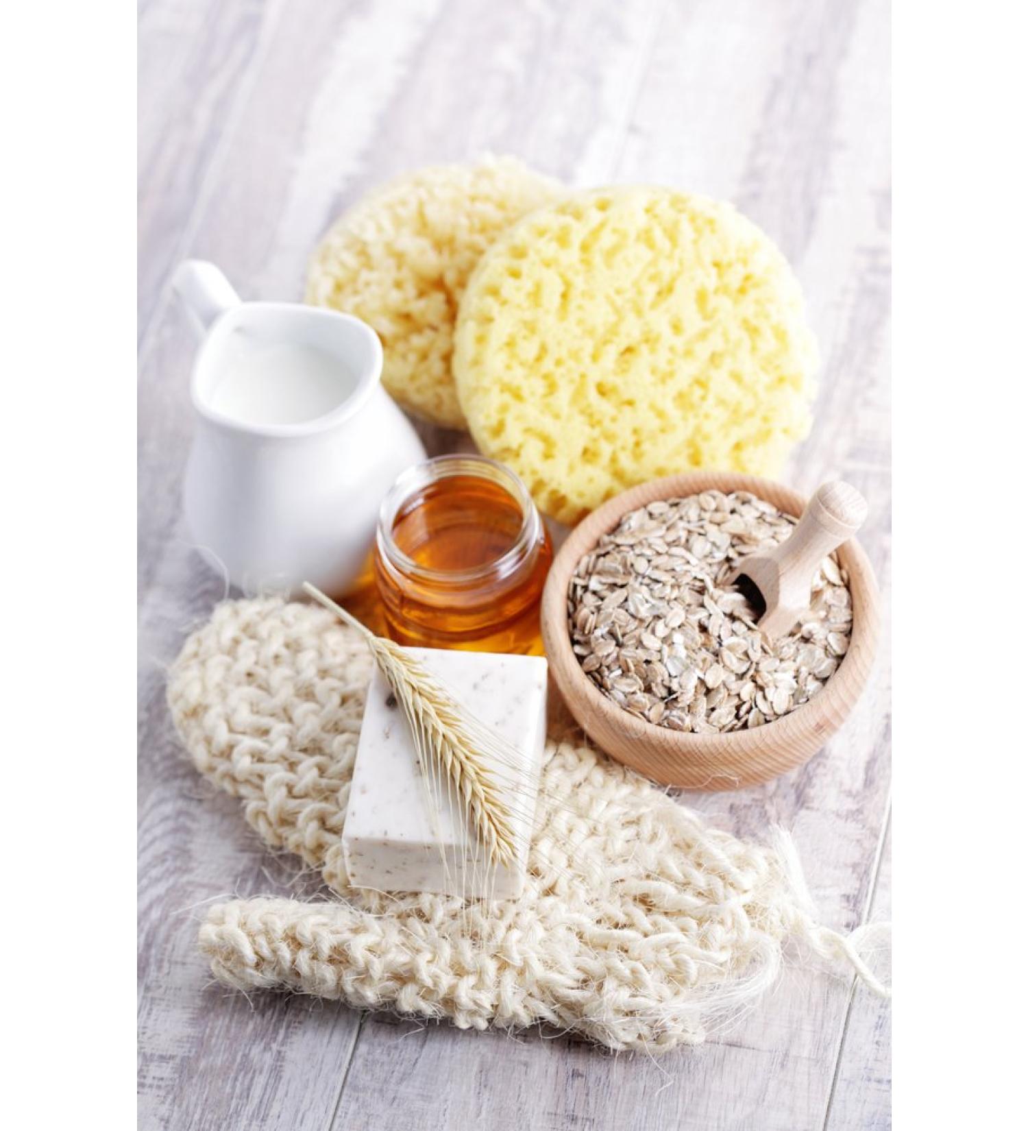 All Natural Handmade: Oats & Honey Soap! Palm Free! Fragrance Free!