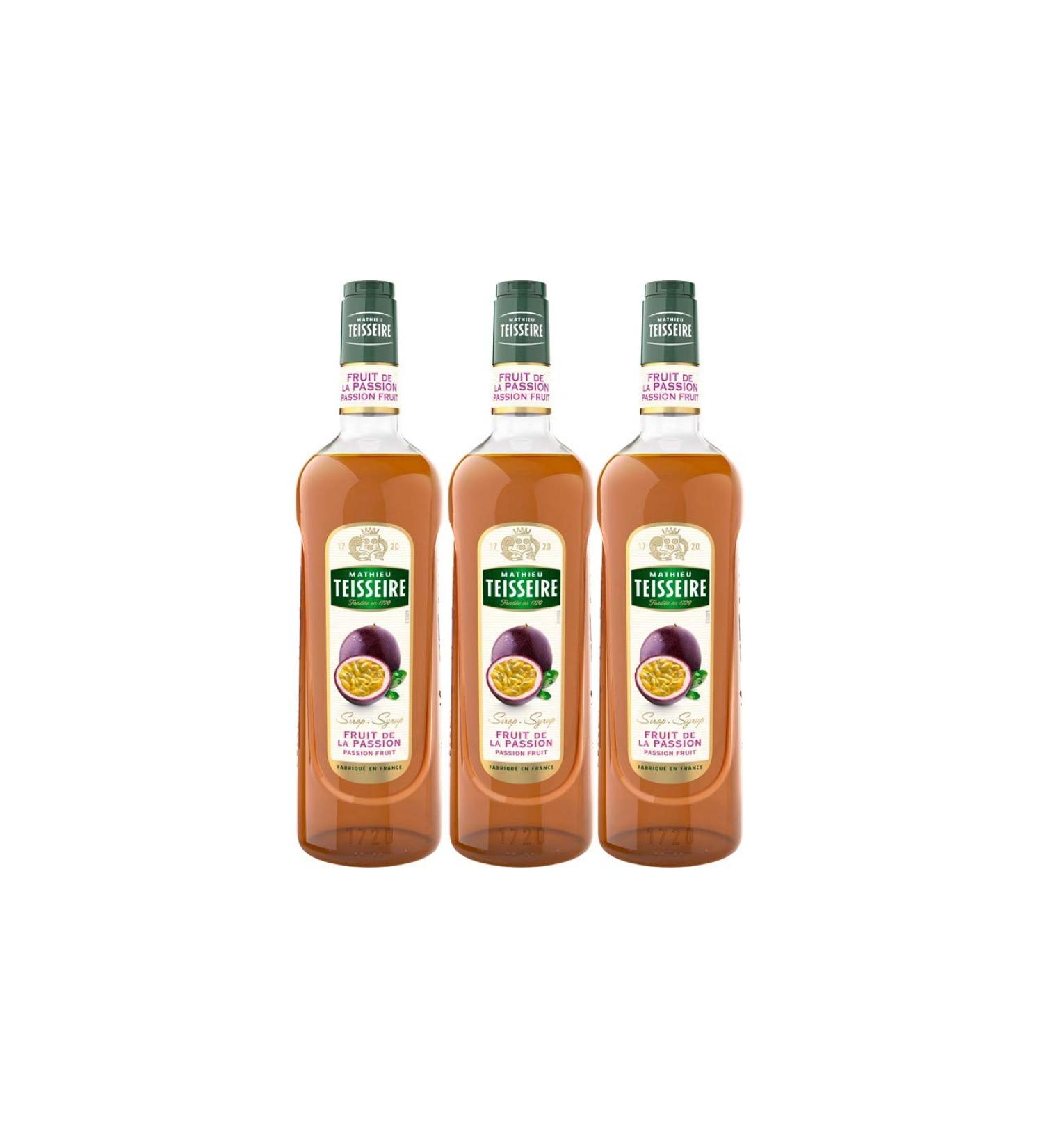 Mathieu Teisseire Passion Fruit Syrup (Pack of 3) - Buy Online on GoSupps.com