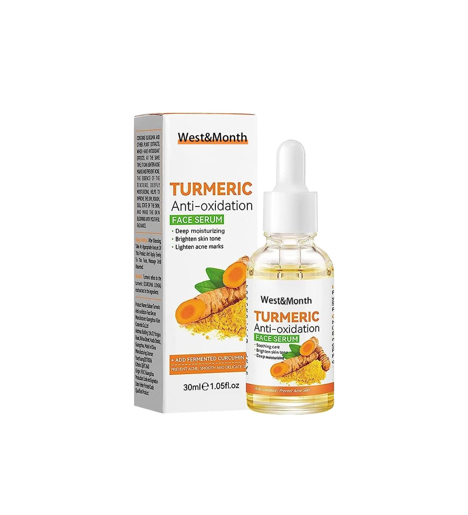 Turmeric Facial Essence Lightens Spots Acne Moisturizes Brightens Moisturizes Skin Essence 30ml - Buy Online on GoSupps.com