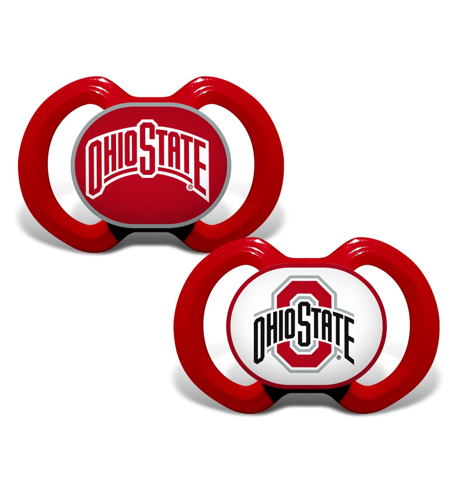 Baby Fanatic NCAA Ohio State Buckeyes OST212Gen. 3000 Pacifier 2-Pack - Buy Online on GoSupps.com