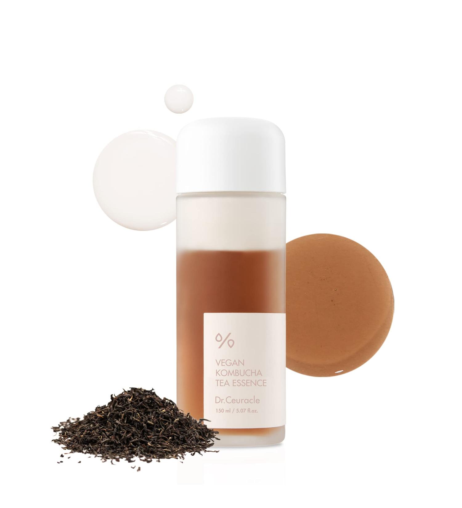 Vegan Kombucha Cream Essence | 78% Kombucha Tea Extract | Camellia Sunflower Seed Oil | Cruelty Free Korean Skin Care Serum by Dr. Ceuracle - Buy Online on GoSupps.com