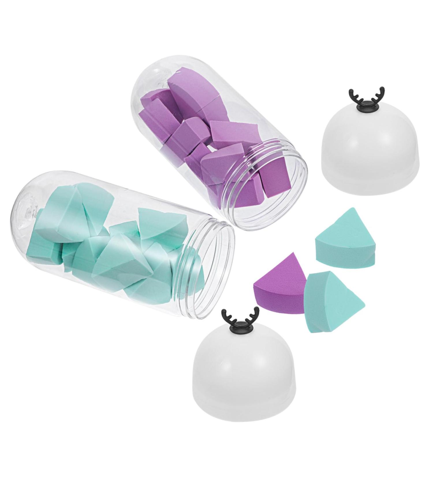 Buy Balacoo 2 Capsule Beauty Egg Makeup Sponge - Hydrophilic Polyurethane Blenders for Foundation & Concealer | International Shipping - Buy Online on GoSupps.com