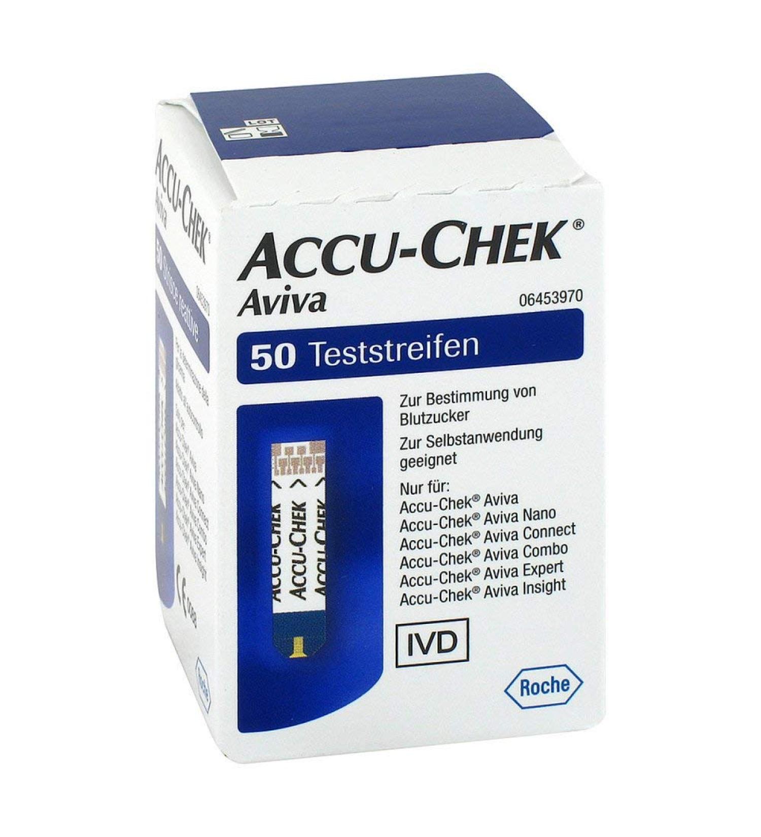 Accu Chek Aviva Test strips Plasma II