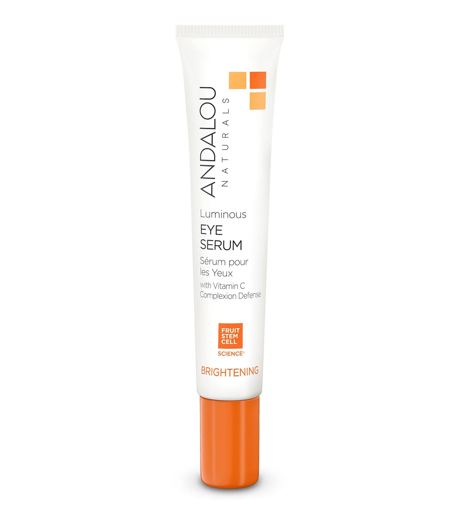 Andalou Naturals Luminous Eye Serum 0.6 oz - Brighten & Hydrate Delicate Eye Area - Buy Online on GoSupps.com