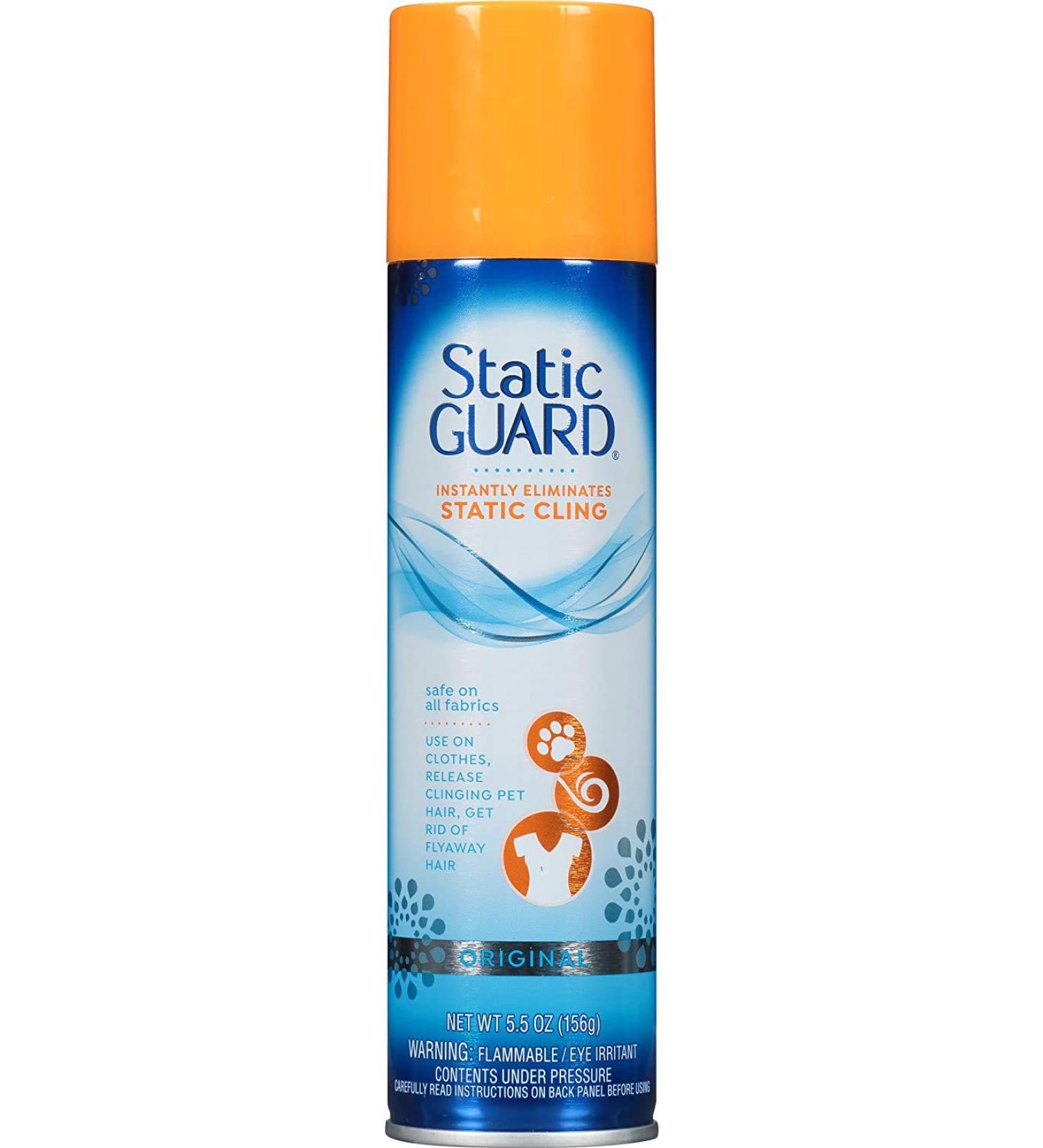 Static Guard Fabric Spray 5.5oz - Anti-Static Solution for Clothes - Buy Online on GoSupps.com