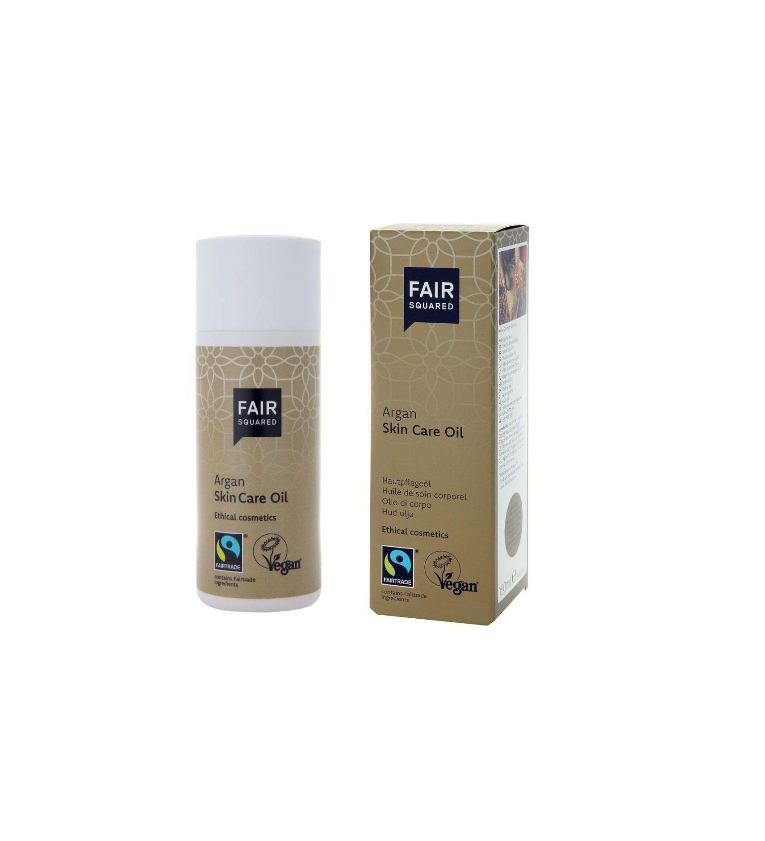 FAIR SQUARED Body Care Oil Argan vegan natural cosmetics 150 ml