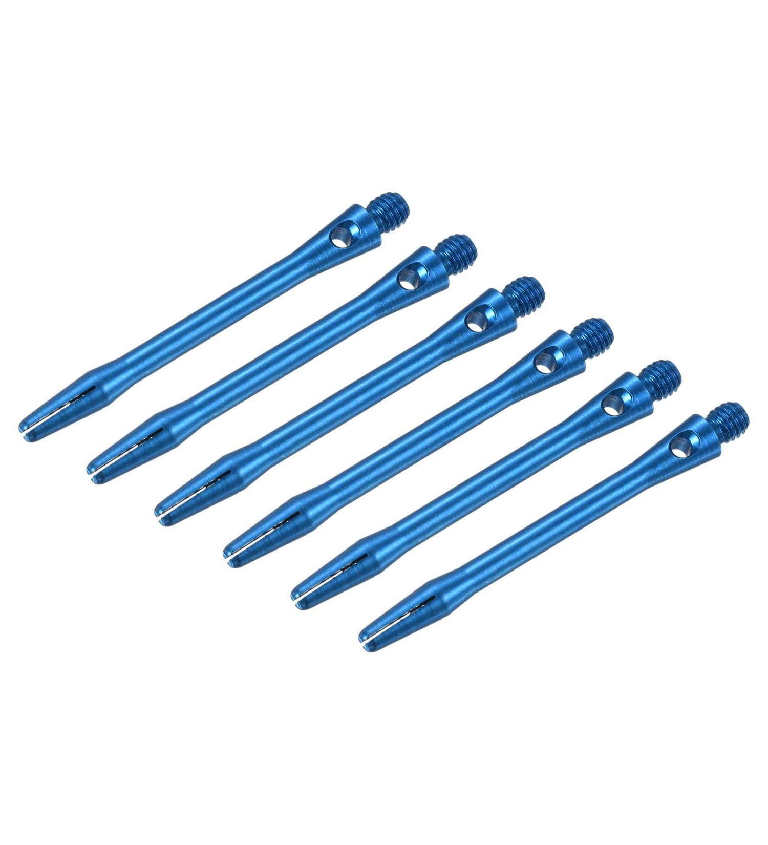 Sky Blue Aluminum Dart Shafts - 48mm Medium 2BA Thread Stems for Steel Tip Darts | PATIKIL Dart Accessories - Buy Online on GoSupps.com