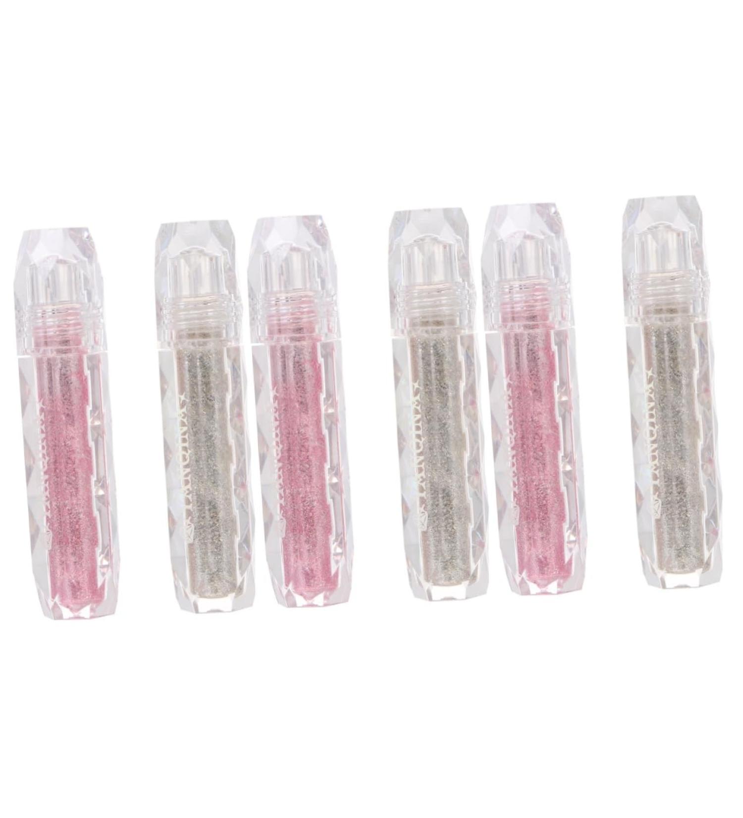 LALAFINA 6 pcs Makeup Natural Professional Highly Liquid Pigmented Shadow Long Eye Cosmetics Effect Cream 1 count (Pack of 1) Pink Silverx3pcs - Buy Online on GoSupps.com