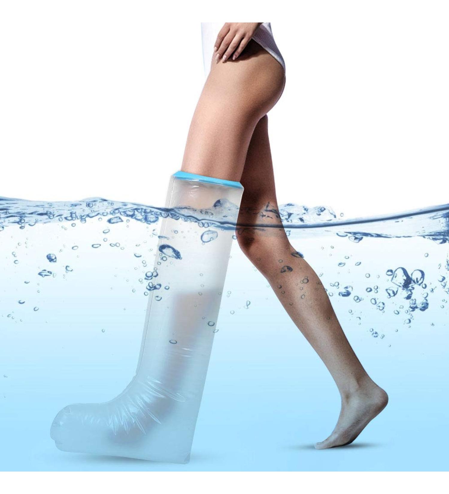 Doact Waterproof Shower Protection Plaster Cover for Leg | 78 cm Bone Cast Shower Guard | Bath & Shower Safety | 1 Pack - Buy Online on GoSupps.com