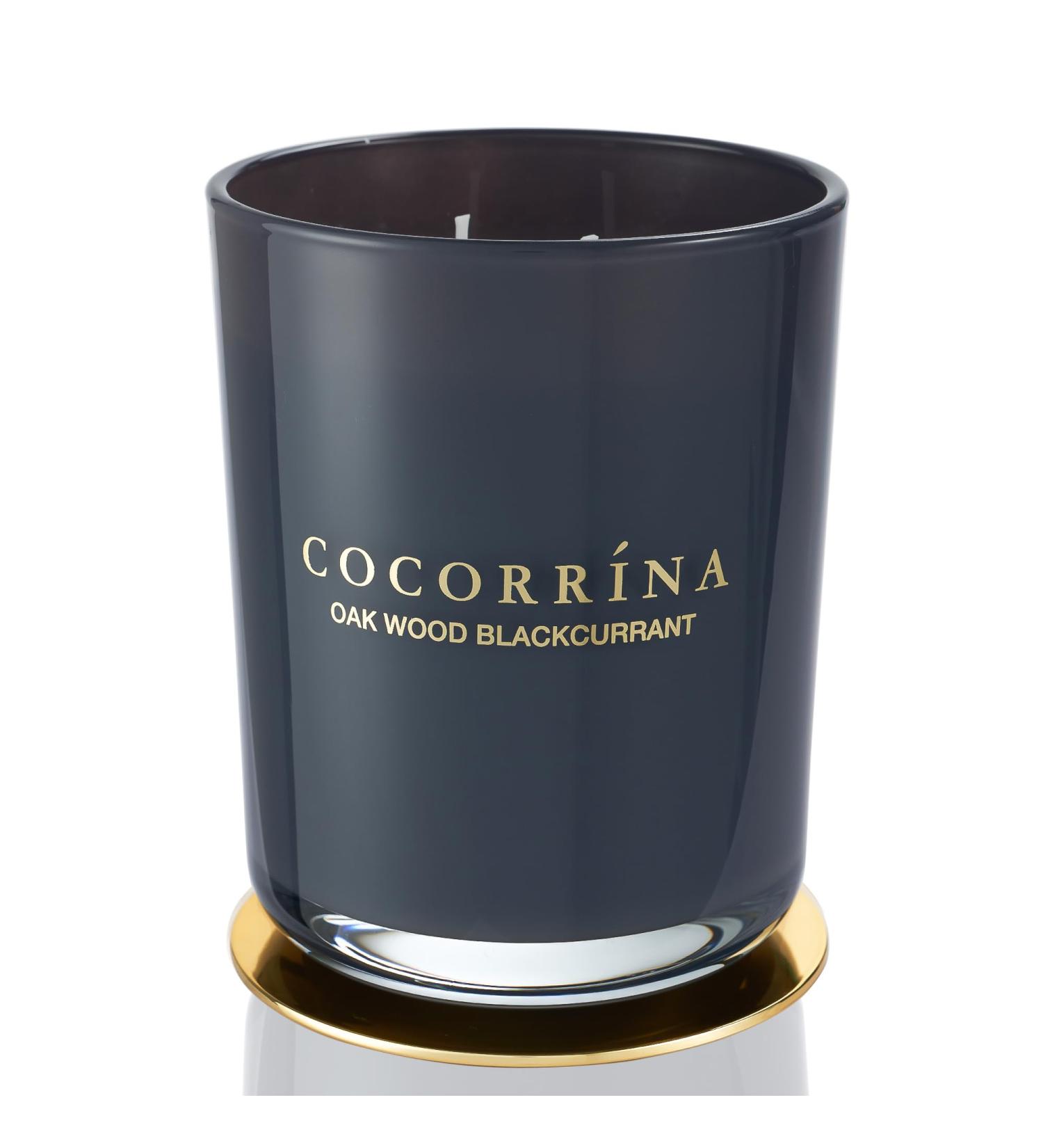 Cocorr na Black Currant Candle - Natural Soy 46-Hour Burn 2 Wicks Perfect Christmas Gift - 420g in Elegant Glass - Buy Online on GoSupps.com