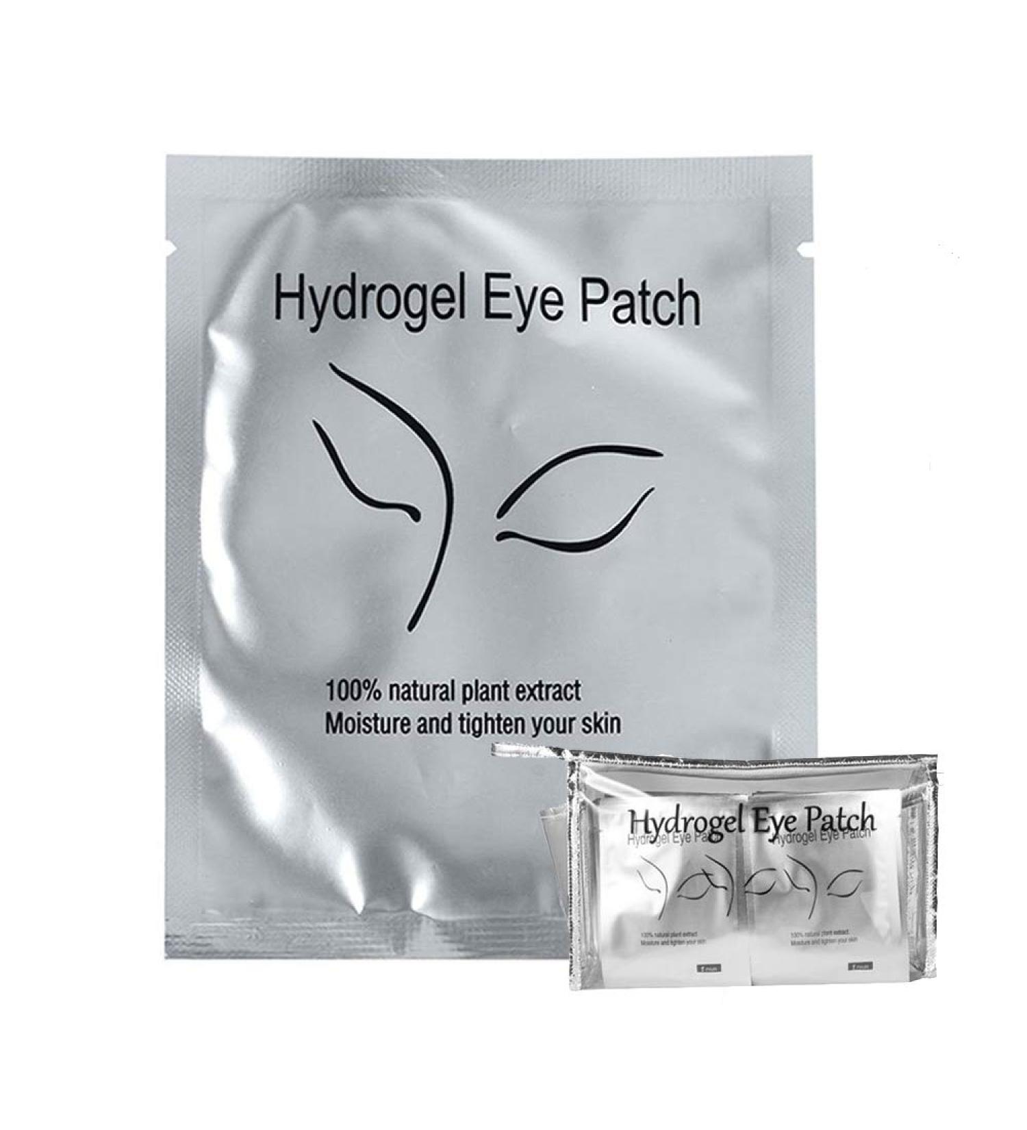 100 Pairs Under Eye Gel Patches for Eyelash Extensions - Lint Free Masks & Cosmetic Bag - Buy Online on GoSupps.com